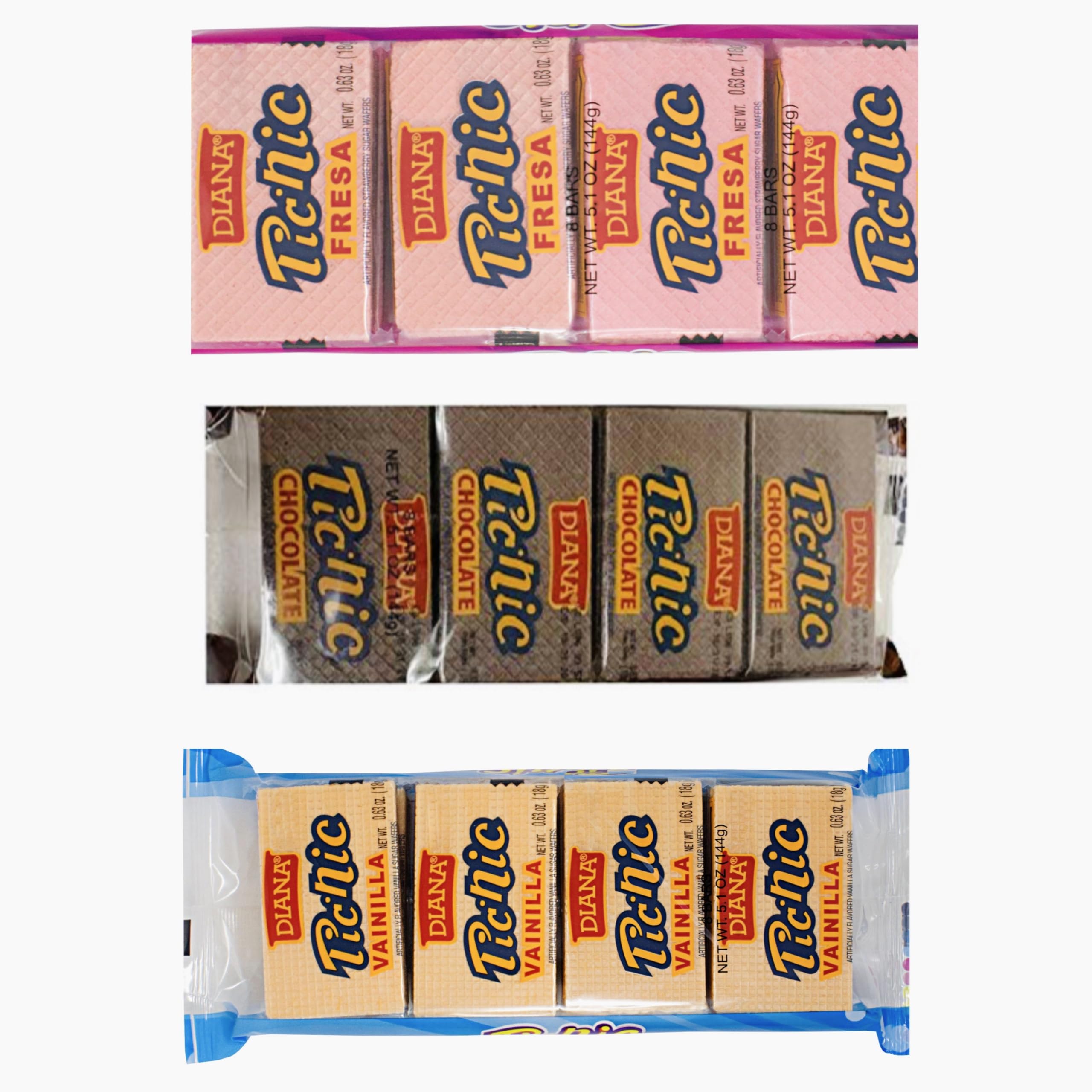 Amazon.com: Generic GALLETAS PICNI DIANA RELLENAS DE 3 SABORES