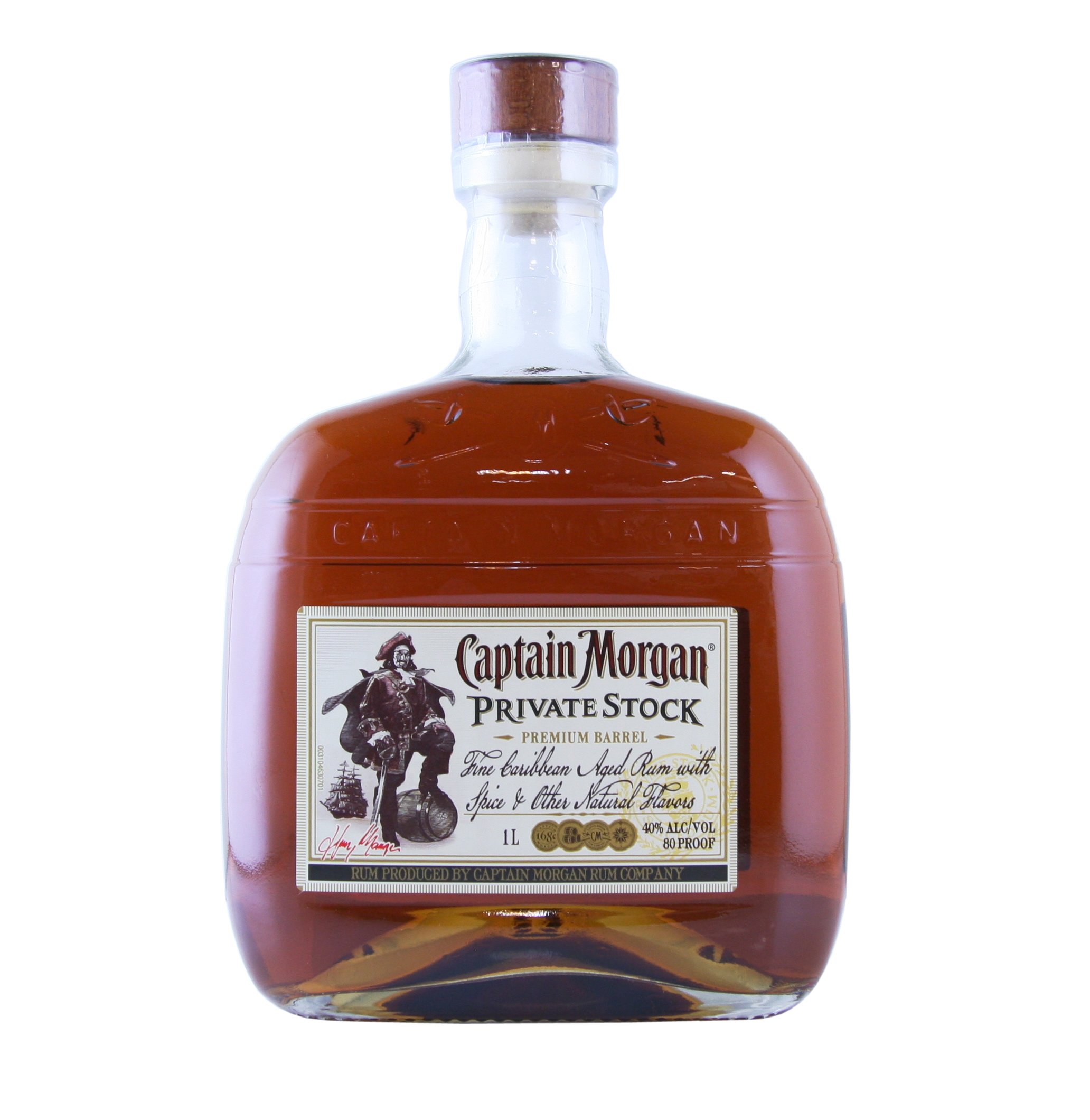 Amazon.co.jp: キャプテンモルガン プライベートストック 40度 1000ml