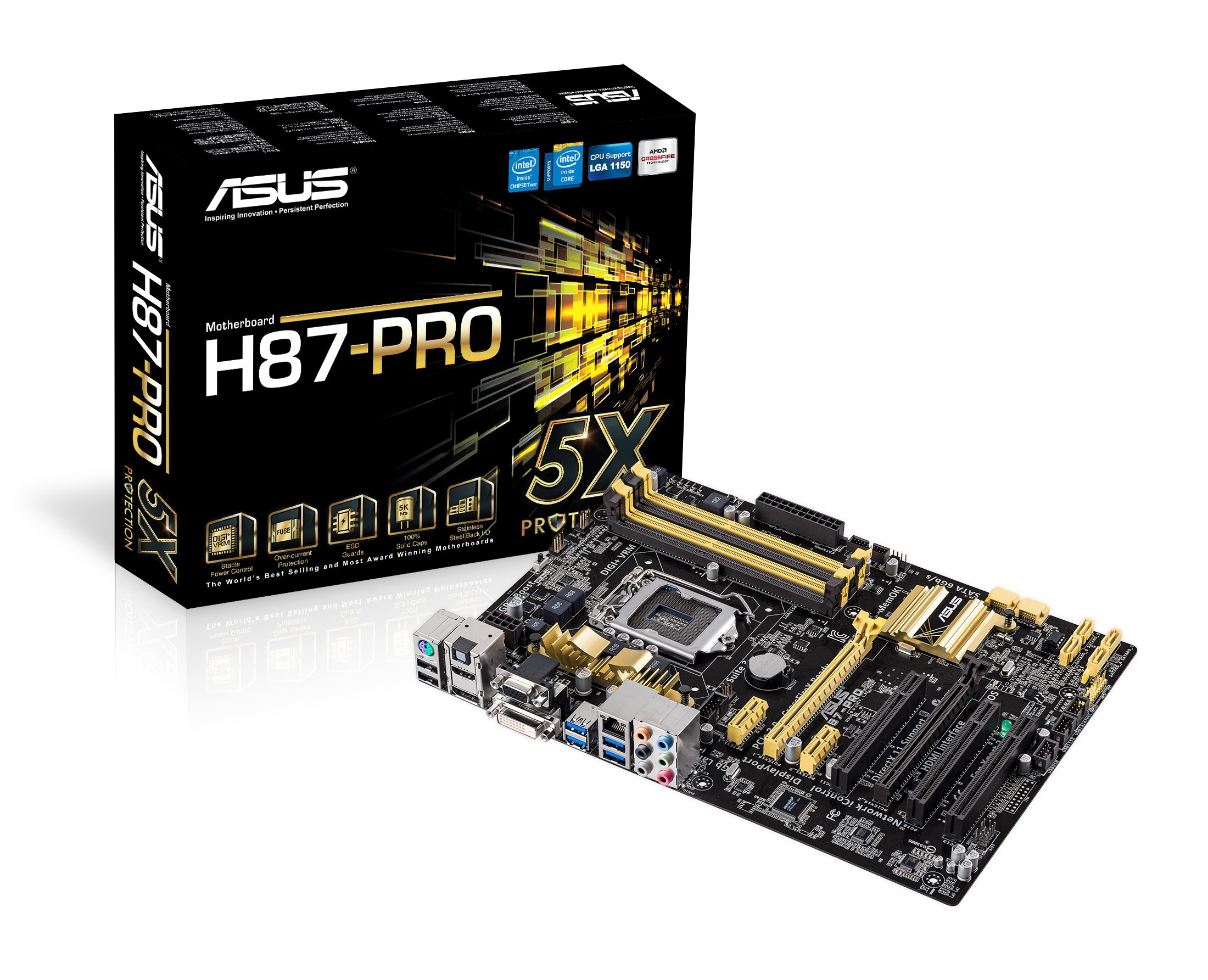 Amazon | ASUSTeK Intel H87チップセット搭載マザーボード H87-PRO