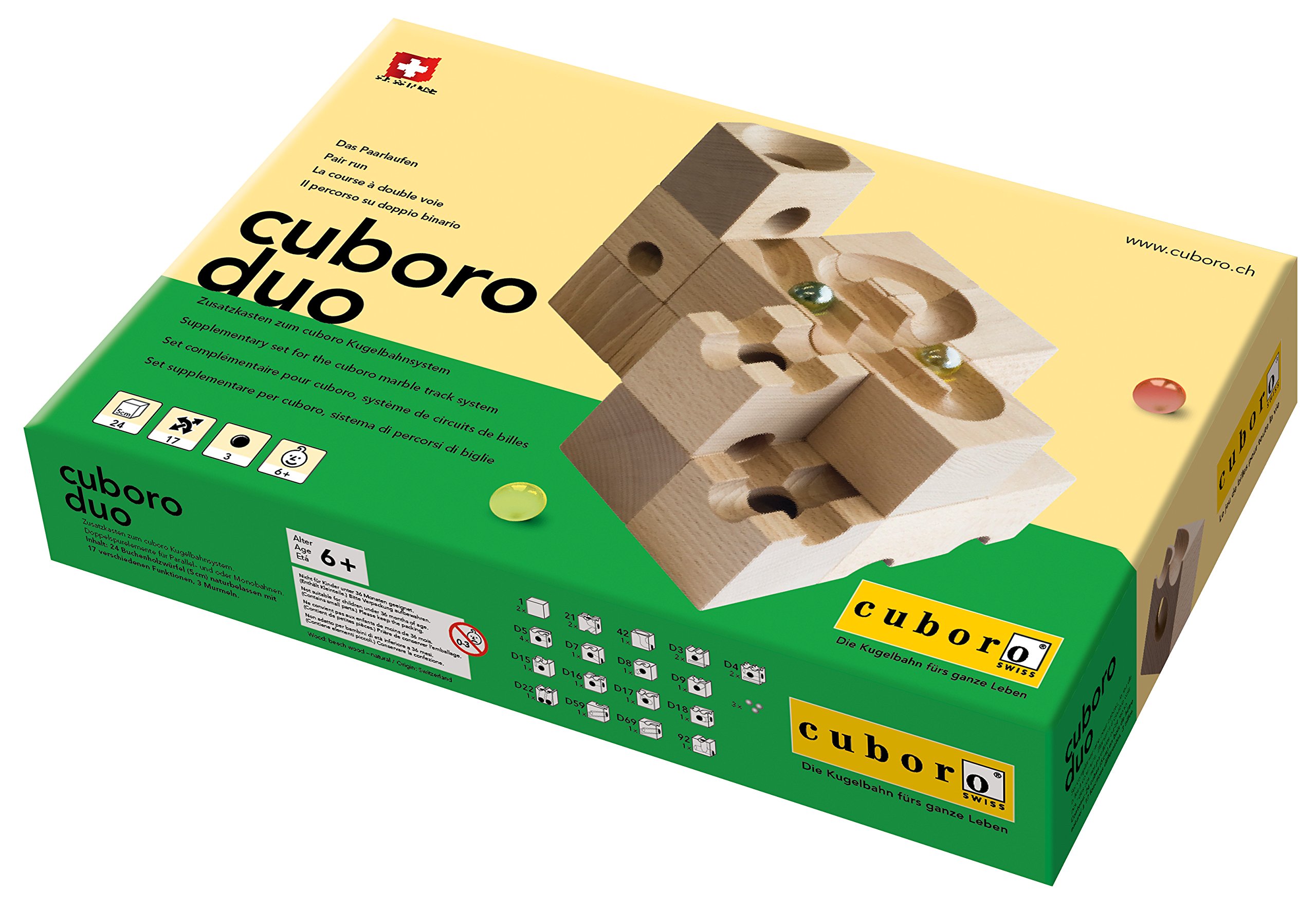 Amazon.co.jp: キュボロ (cuboro) キュボロ デュオ [並行輸入品