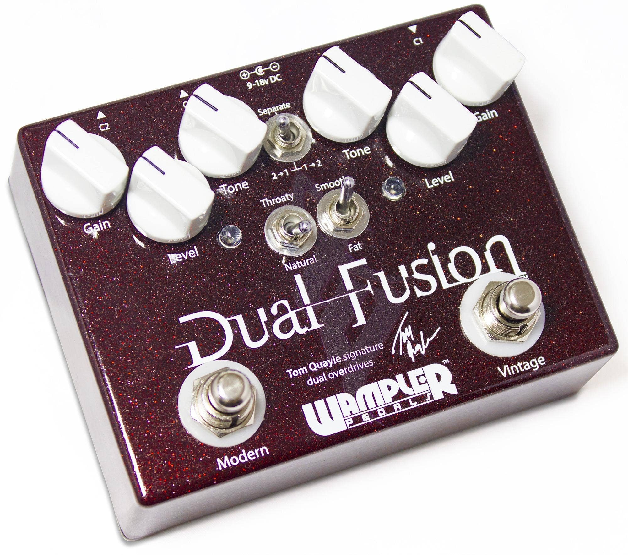 Amazon.com: Wampler Dual Fusion V2 Tom Quayle Signature Dual