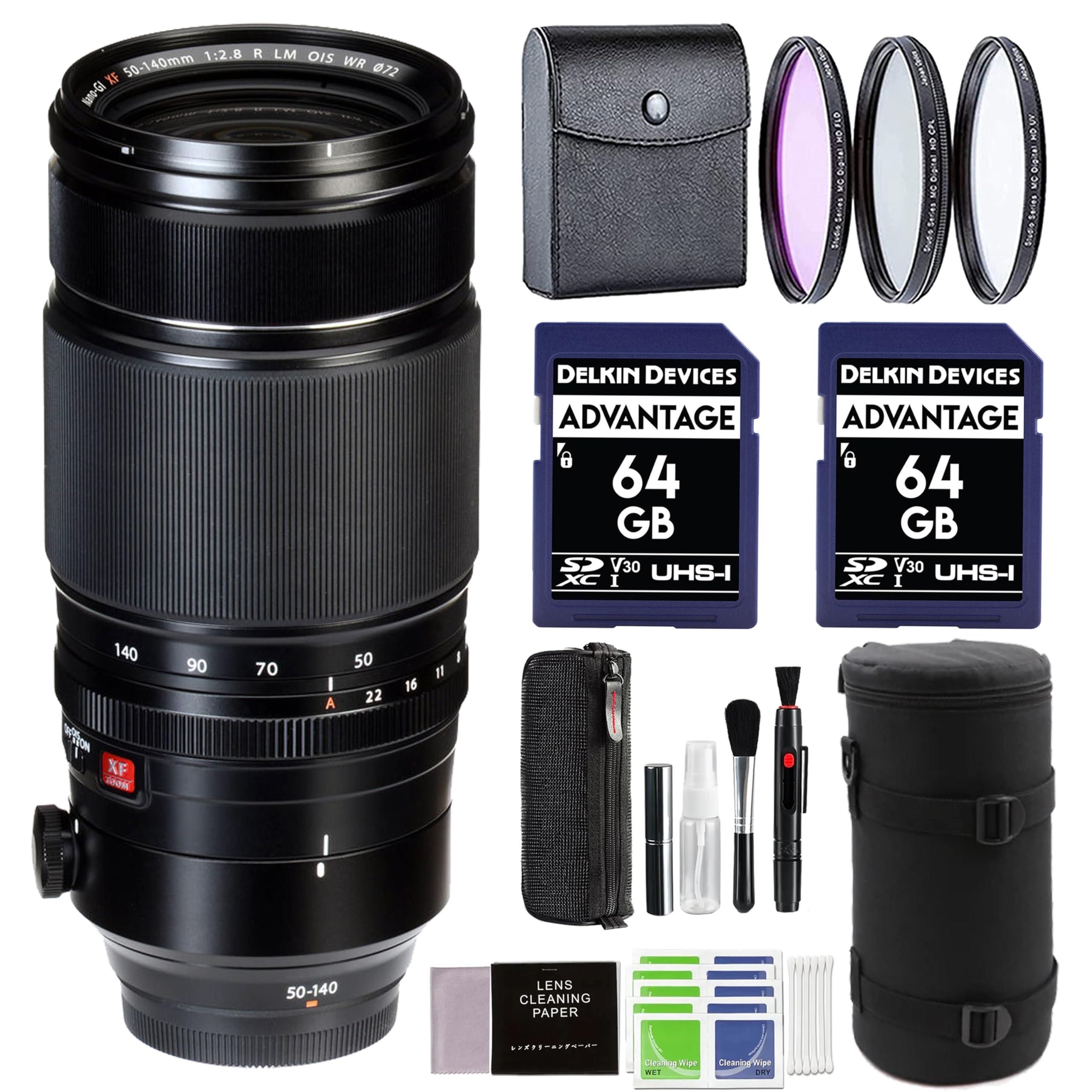 Amazon.com : Fujifilm XF 50-140mm F2.8 R LM OIS WR Lens Bundle