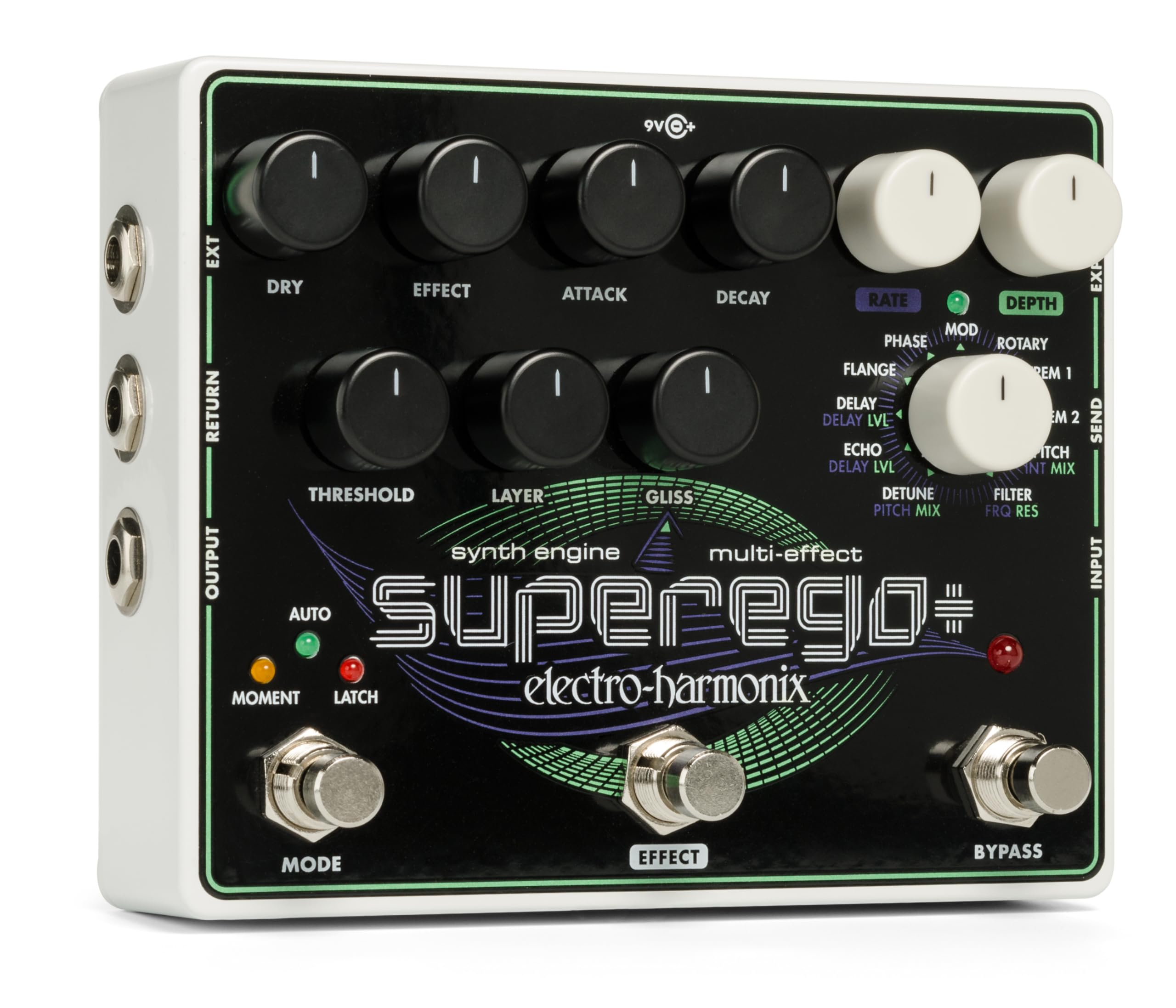 Amazon.com: Electro-Harmonix Superego+ Synth Engine/Multi-Effects