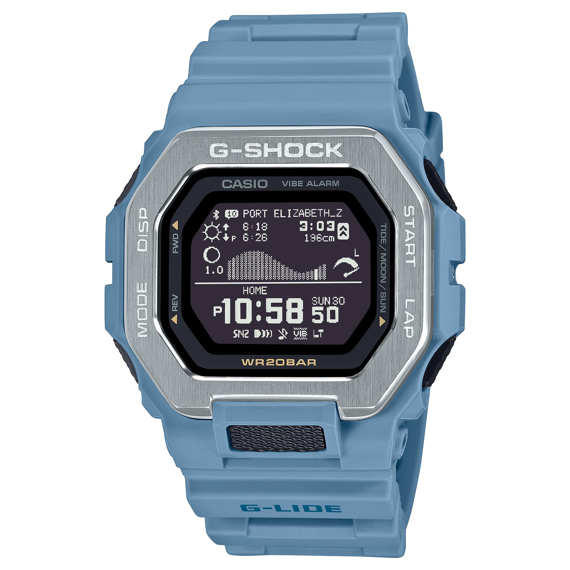 Amazon.co.jp: Casio G-Shock G-Lide オーシャンブルー デジタルサーフ