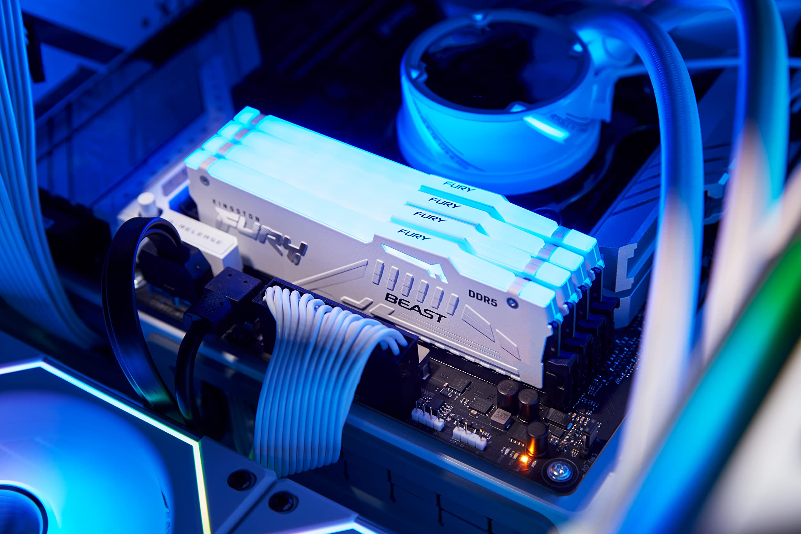 Amazon | Kingston FURY Beast White RGB 16GB 6000MT/s DDR5 CL30