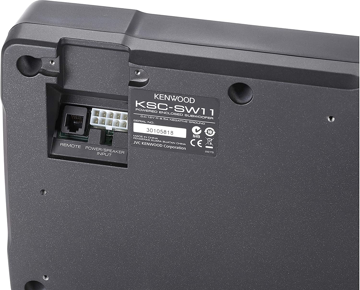 Amazon.co.jp: Kenwood KSC-SW11コンパクトパワー内蔵型サブウーファー