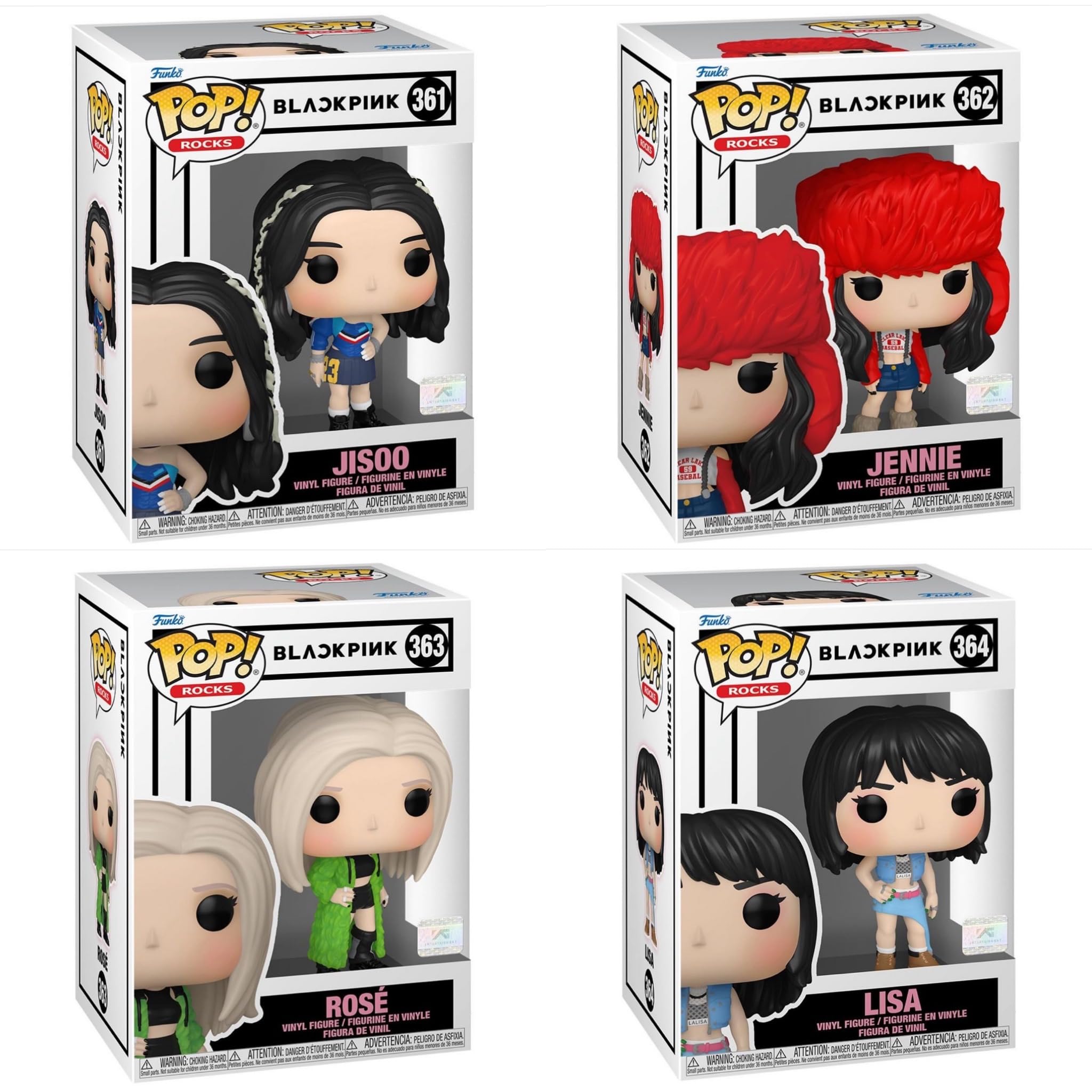 Amazon.co.jp: Funko Pop! Blackpink - リサ、ジェニー、ジスー