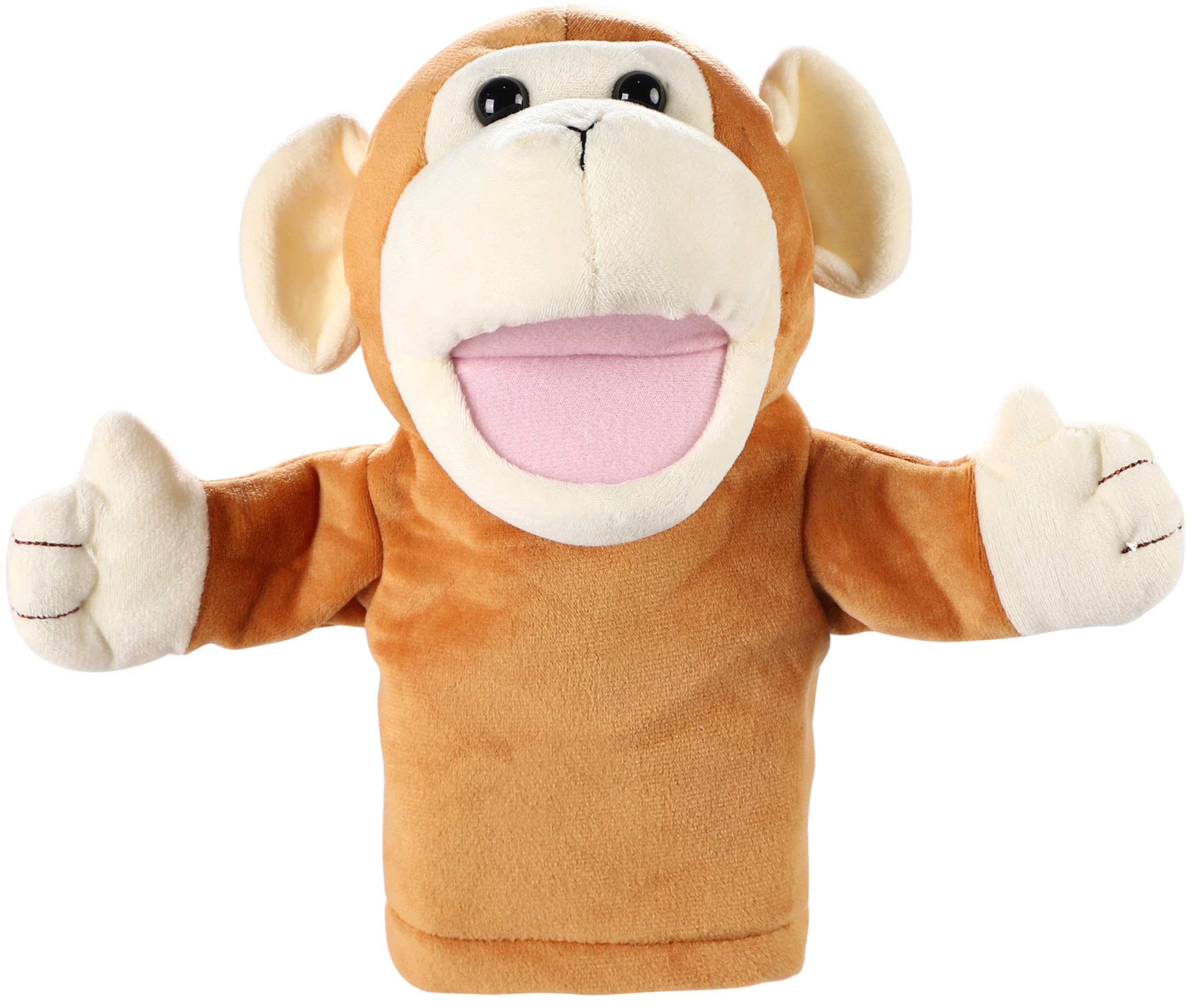 Amazon.co.jp: ColorfylCoco パペット人形 サル (猿) 口が動く ハンド