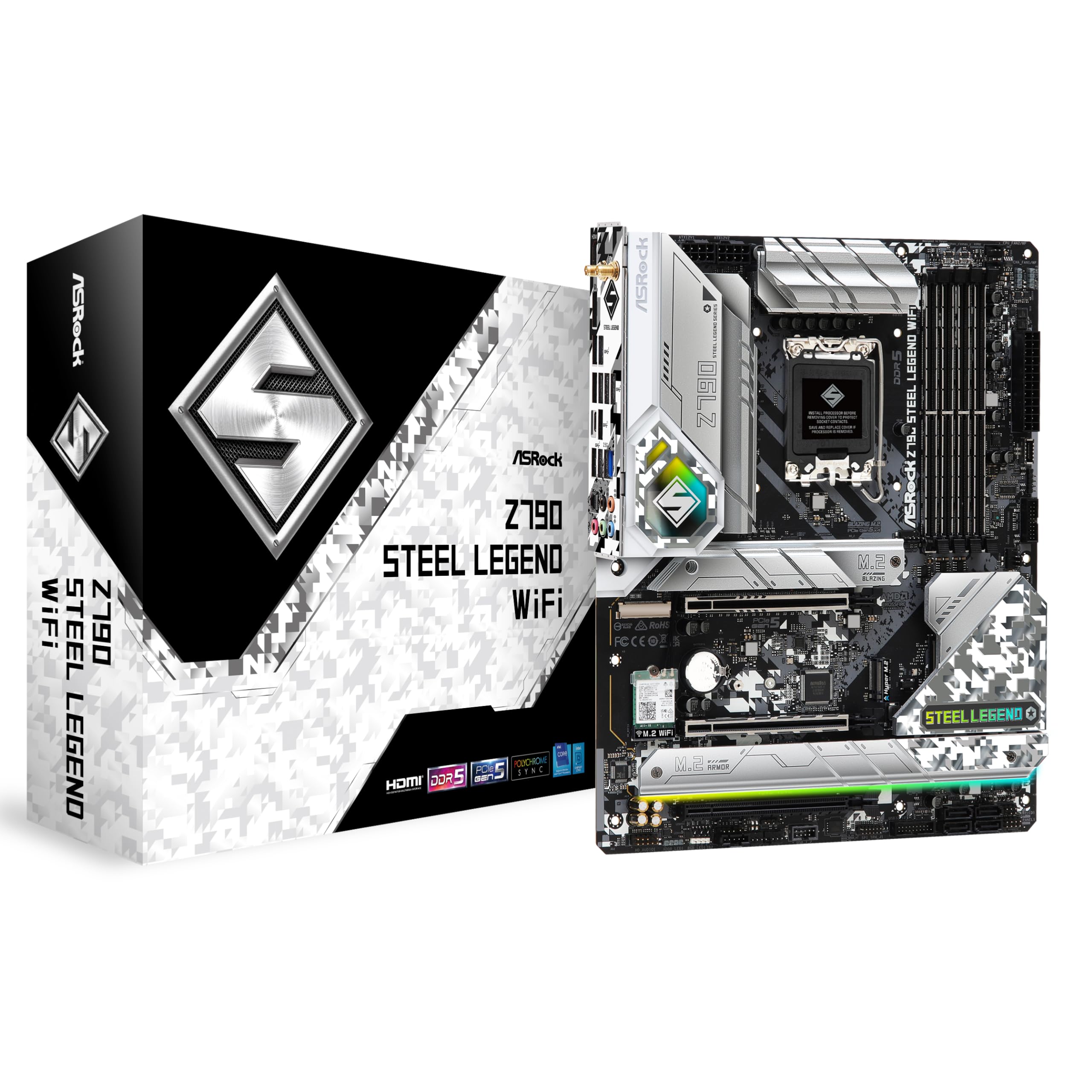 Amazon | ASRock マザーボード Z790 Steel Legend WiFi Intel 第12世代
