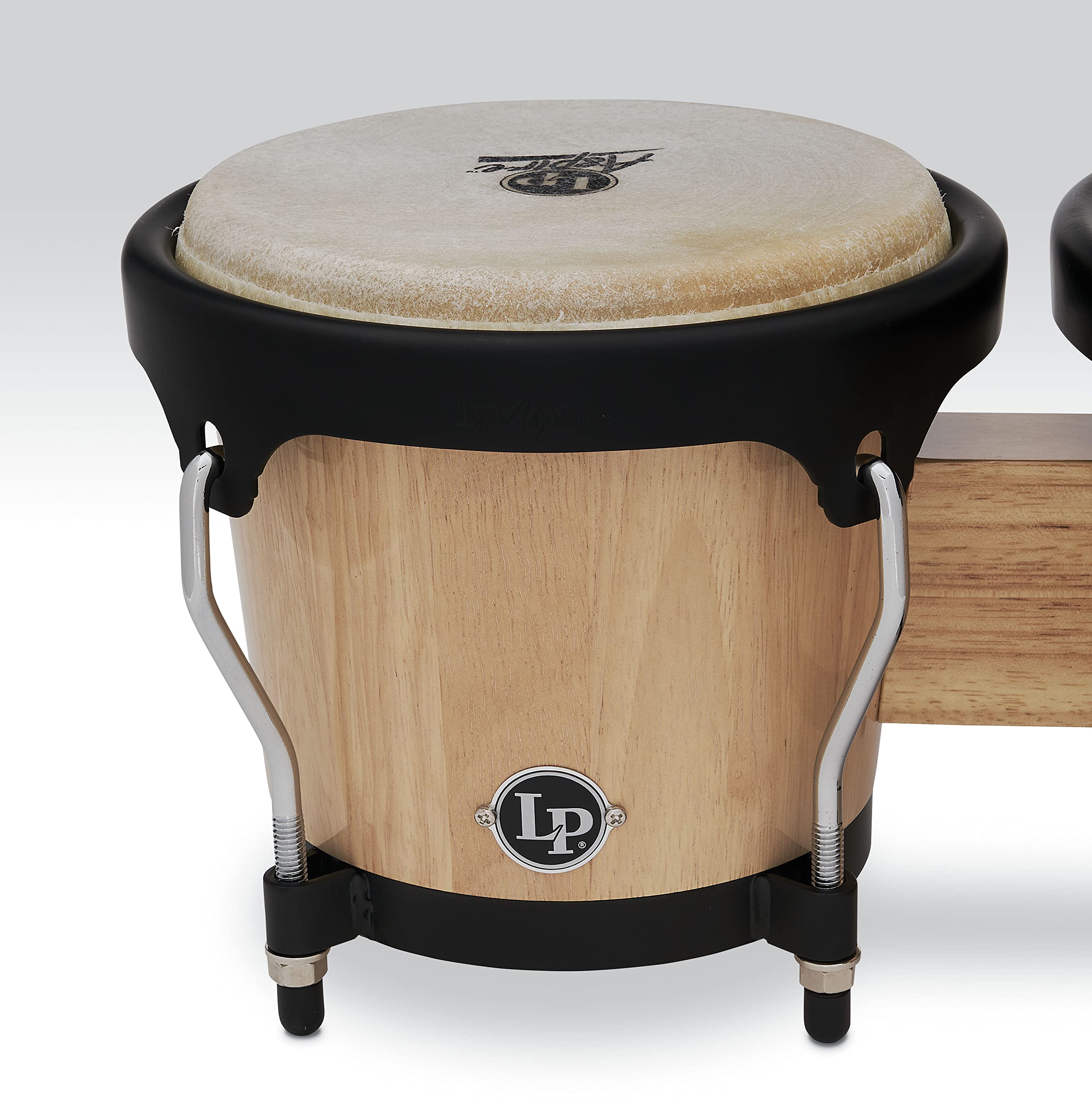 Amazon | LP エルピー ボンゴ Aspire Wood Bongos Black Hardware