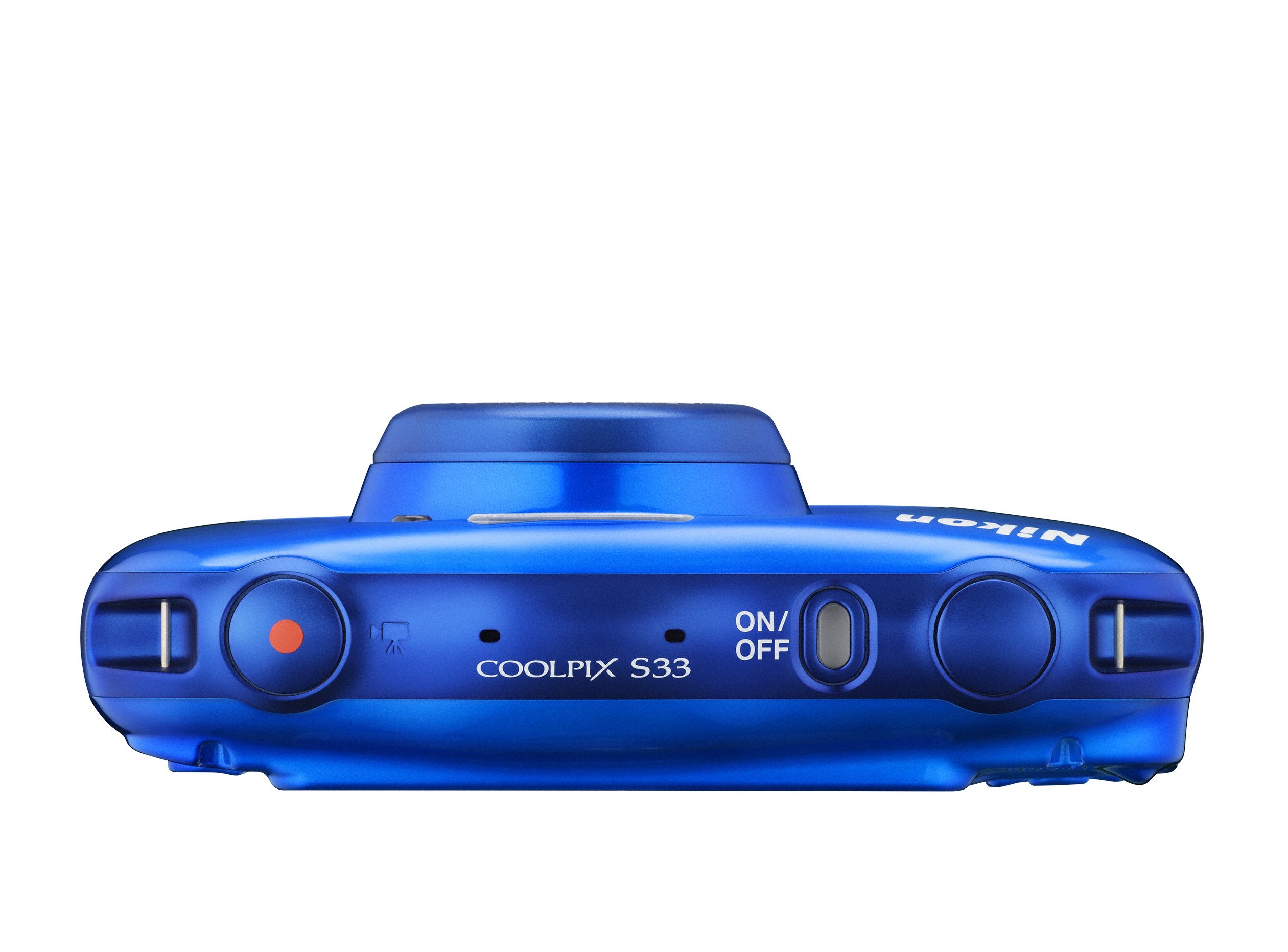 Amazon.com : Nikon COOLPIX S33 Waterproof Digital Camera (Blue