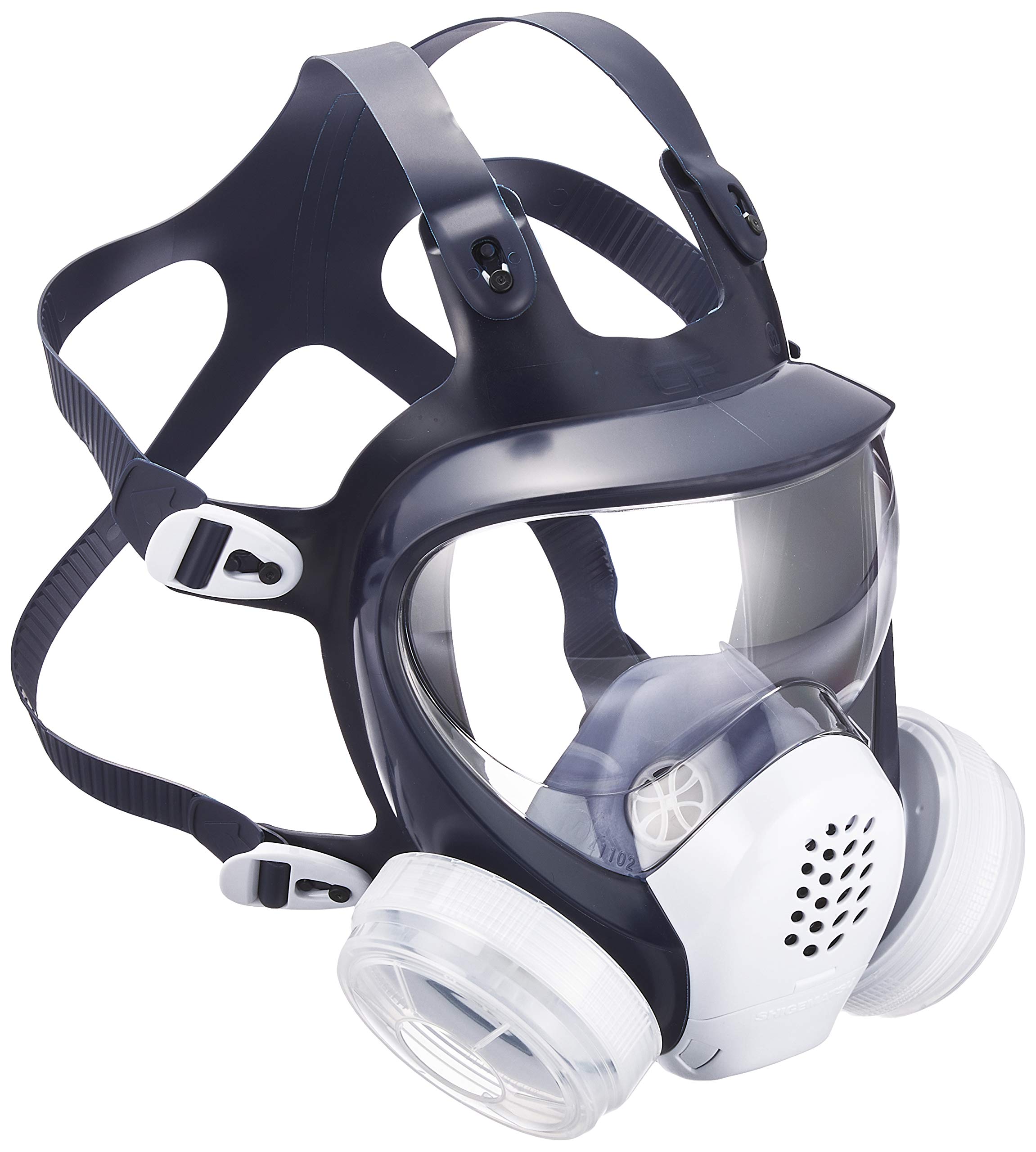 Amazon.co.jp: シゲマツ(重松製作所) 直結式全面形防毒マスク GM185C M