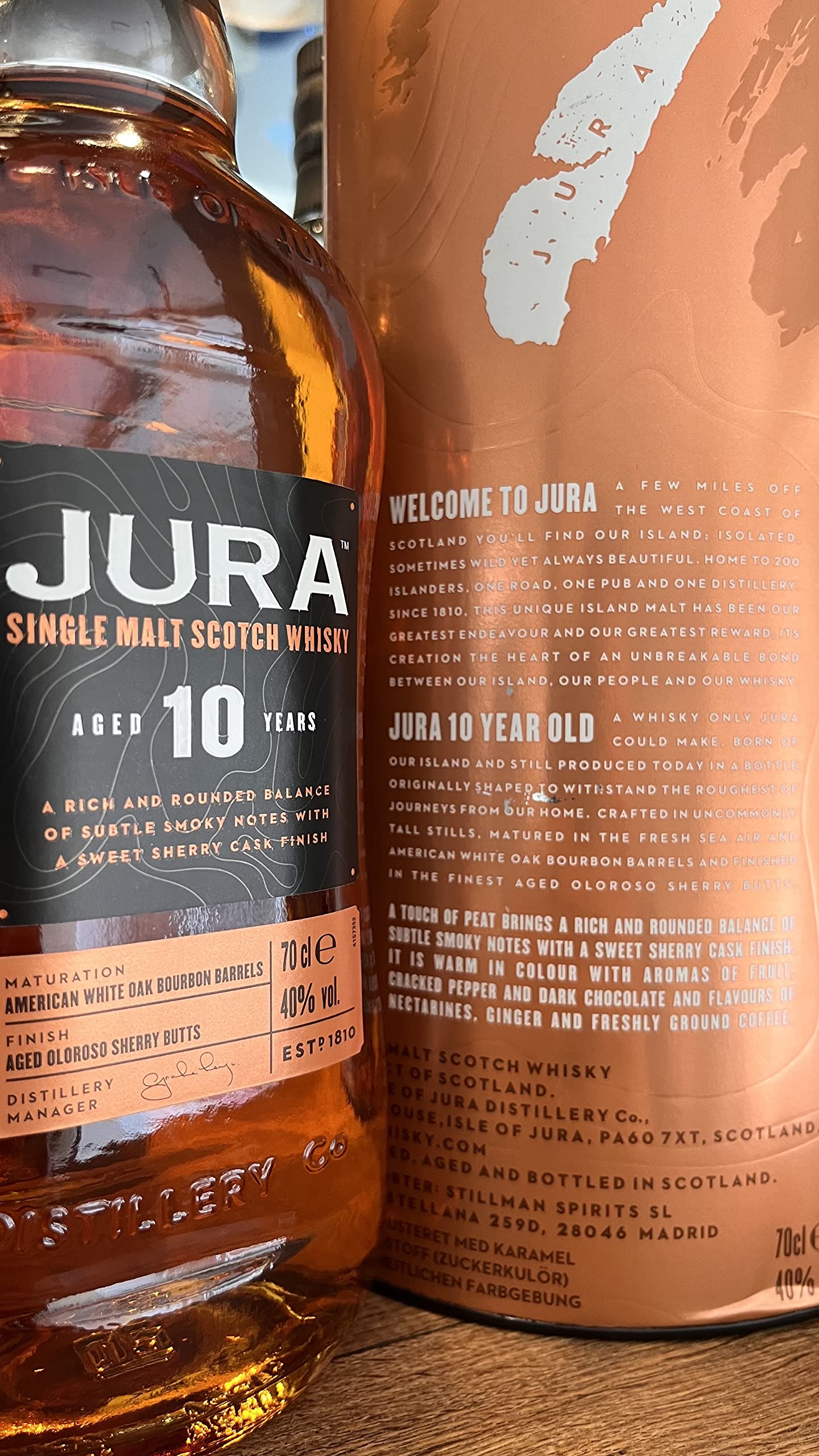 Amazon.co.jp: アイル オブ ジュラ 10年 700ml : 食品・飲料・お酒