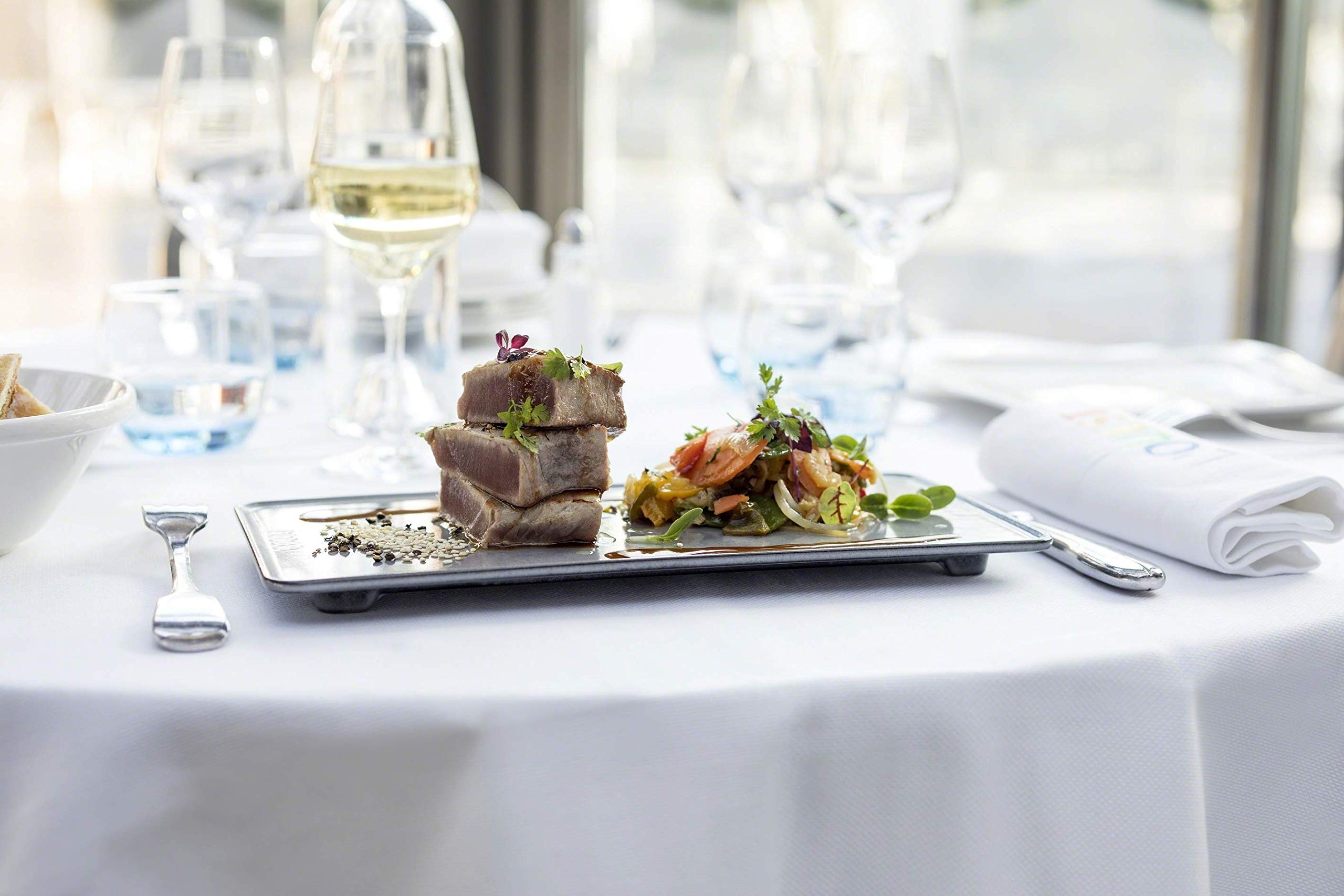 Amazon｜staub ストウブ 「 レクタンギュラー プレート 25×12cm グレー