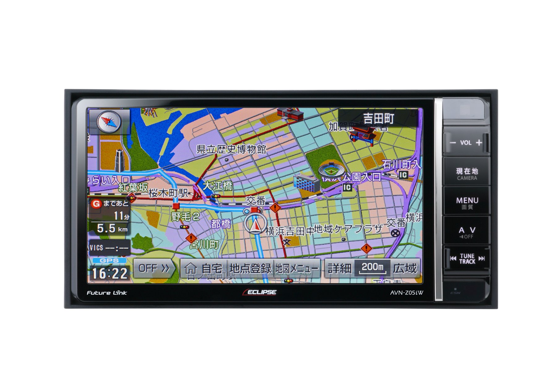 Amazon | デンソーテン販売 イクリプス(ECLIPSE) 7型ワイド カーナビ