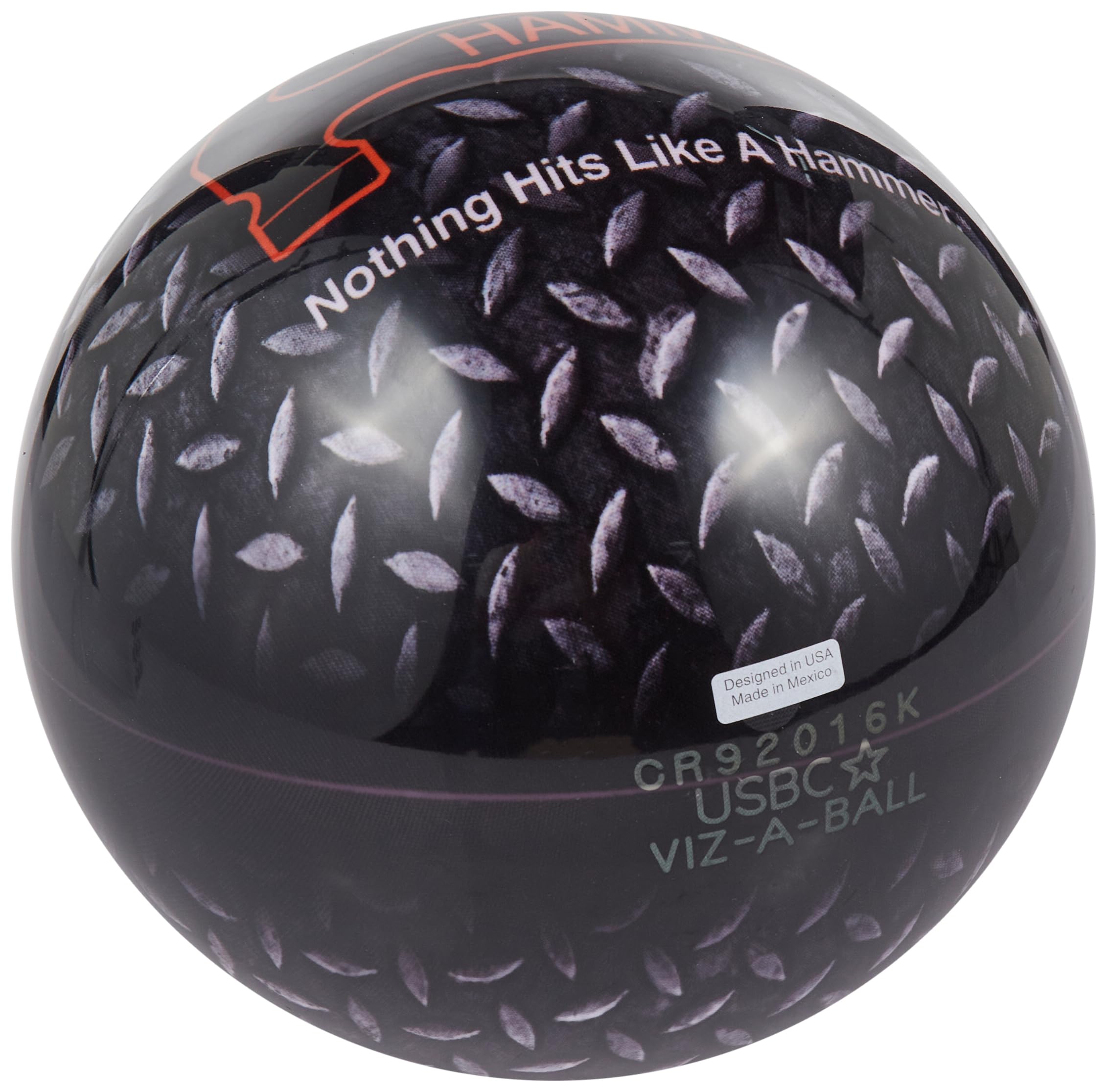 Amazon | Hammer ダイヤモンドプレート ボーリングボール グレー