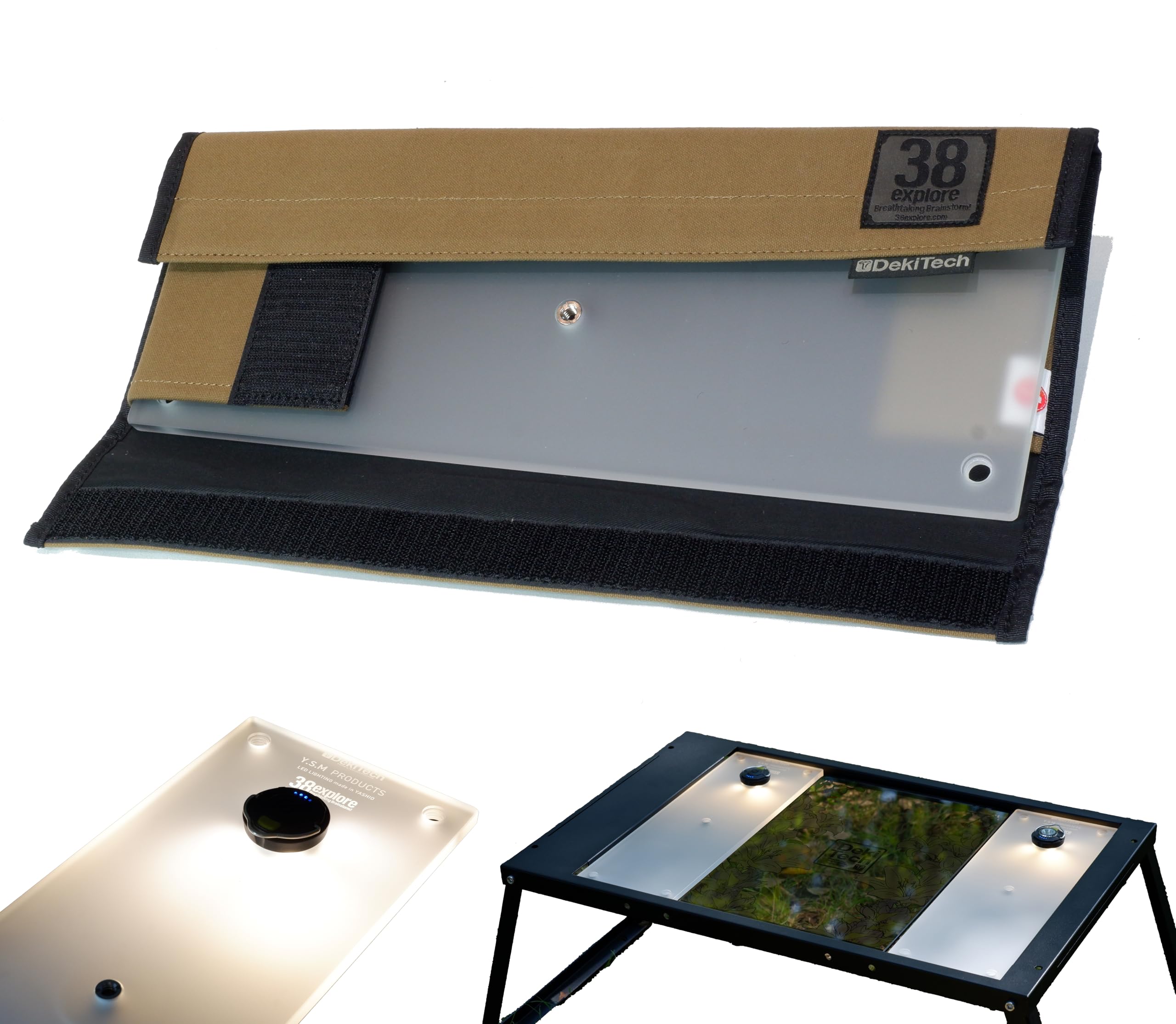 Amazon.co.jp: DekiTech 【国産】 光る IGT天板 日本製 特注製作 三脚