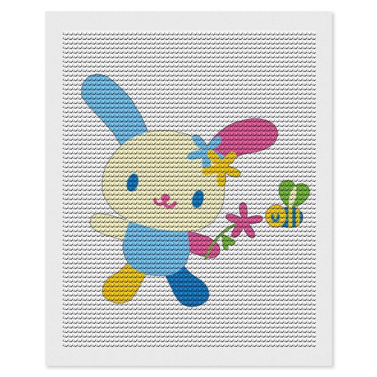 Amazon.co.jp: ダイアモンドビーズ絵画 ウサハナ 5Dダイヤモンドアート