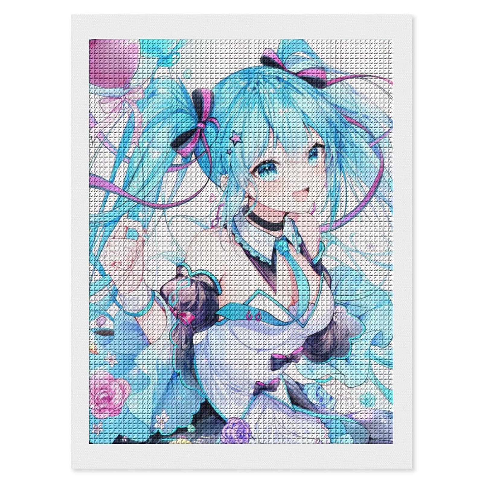 Amazon.co.jp: 初音ミク ダイヤモンドアート セット モザイクアート 5d