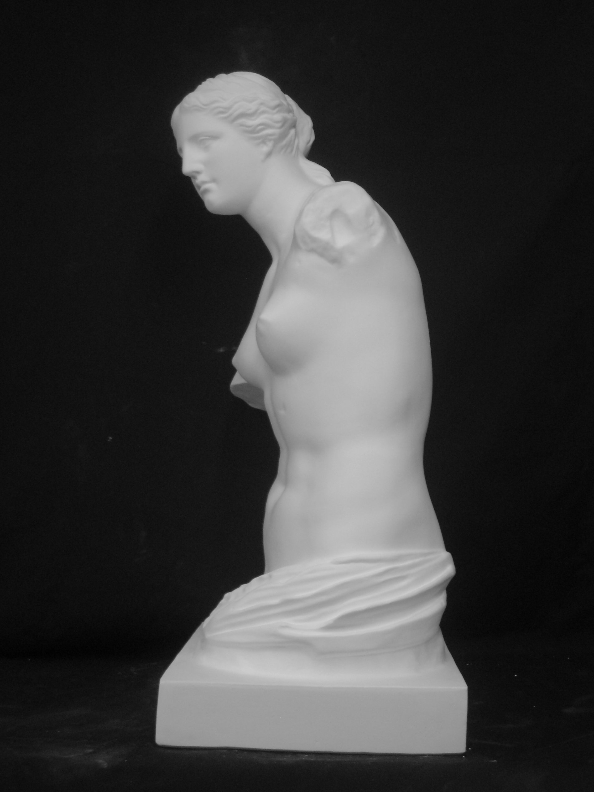 Amazon.co.jp: 石膏像 H－002 ミロ島ヴィーナス半身像（縮小） H