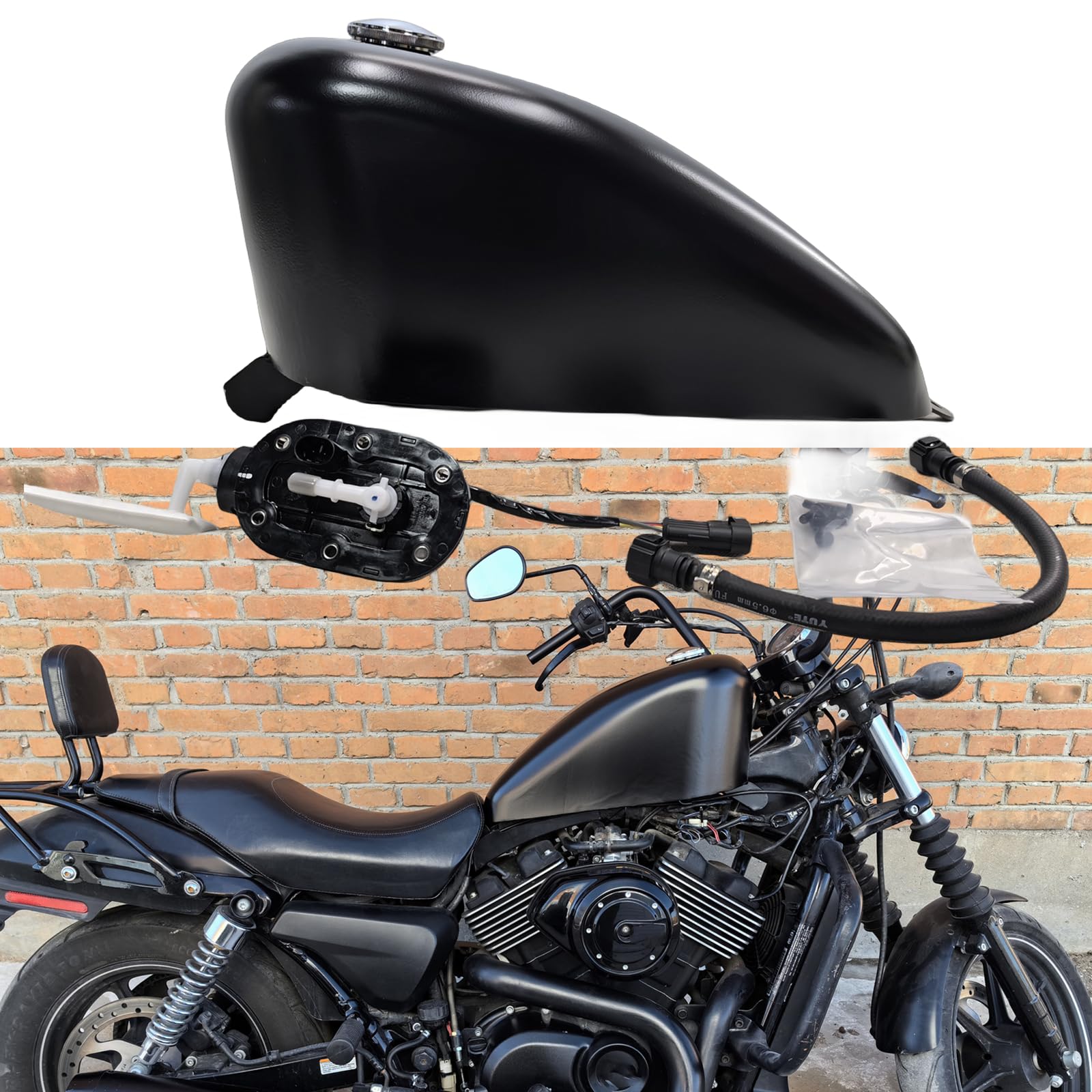 Amazon | ガソリンガソリン燃料タンク12L ハーレーダビッドソン