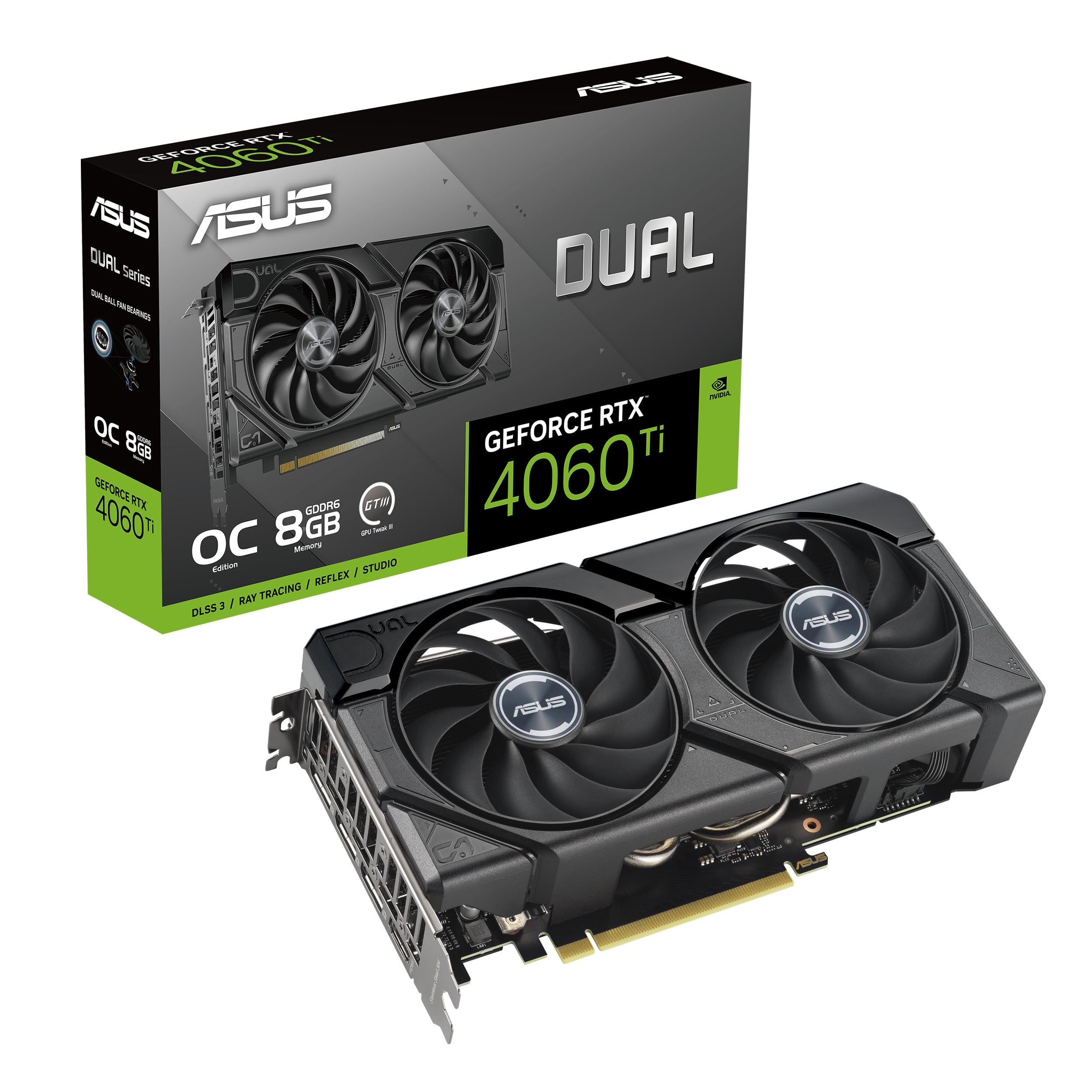 Amazon | ASUS Dual GeForce RTX 4060 Ti EVO OC Edition 8GB GDDR6