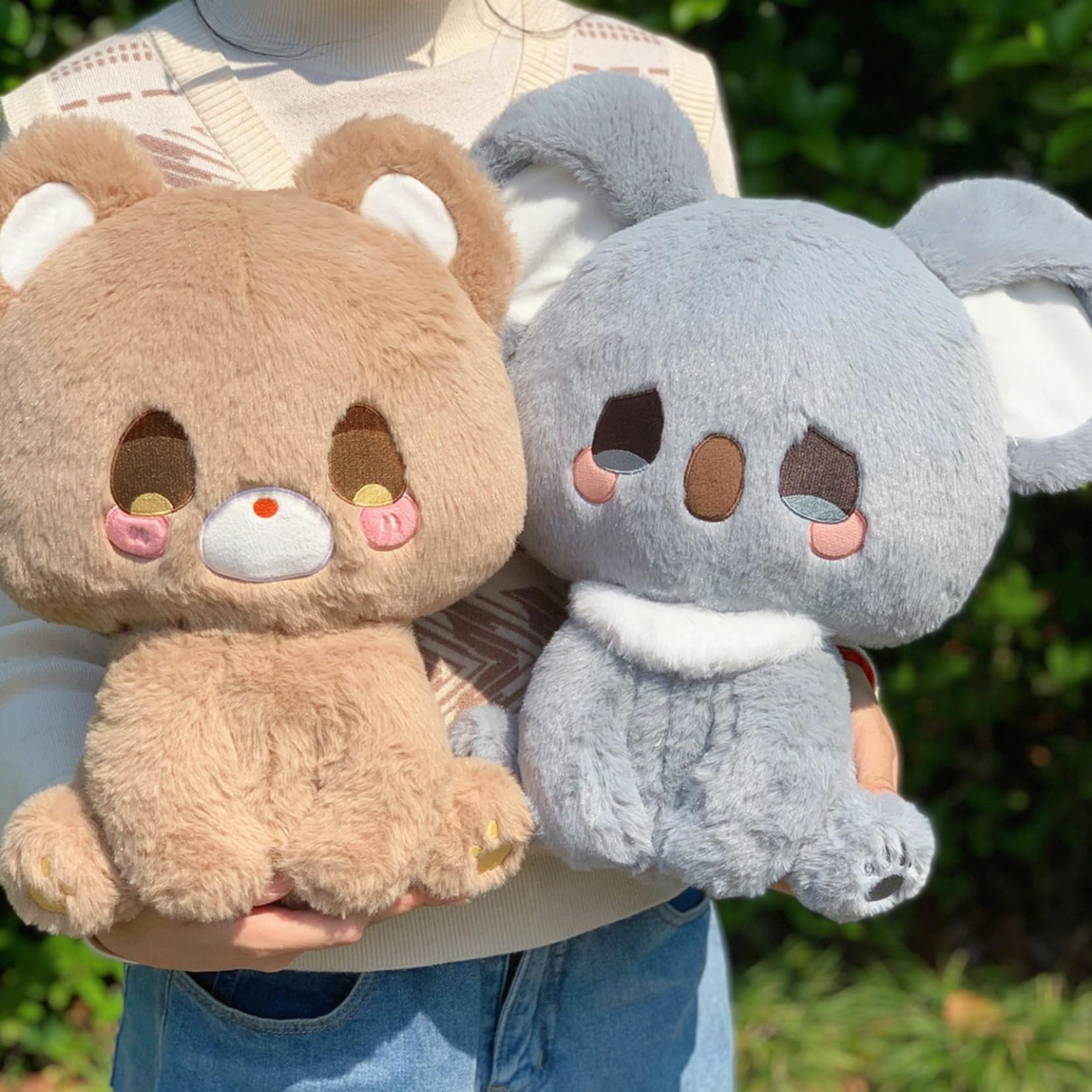 Amazon.co.jp: 縫いぐるみ ペアセット 2点セット 熊 コアラ 可愛い