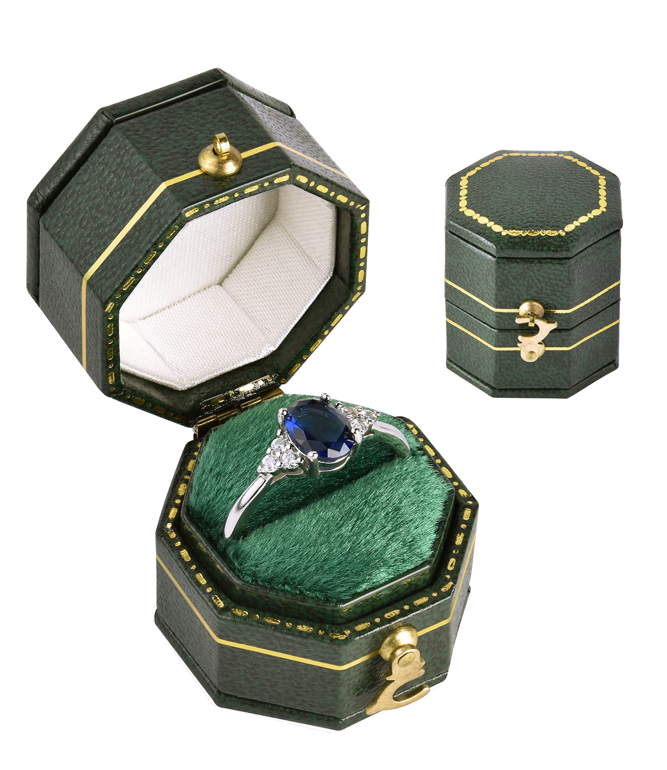 Amazon.com: TAIMY Vintage Ring Box, Classical Victorian Style Mini