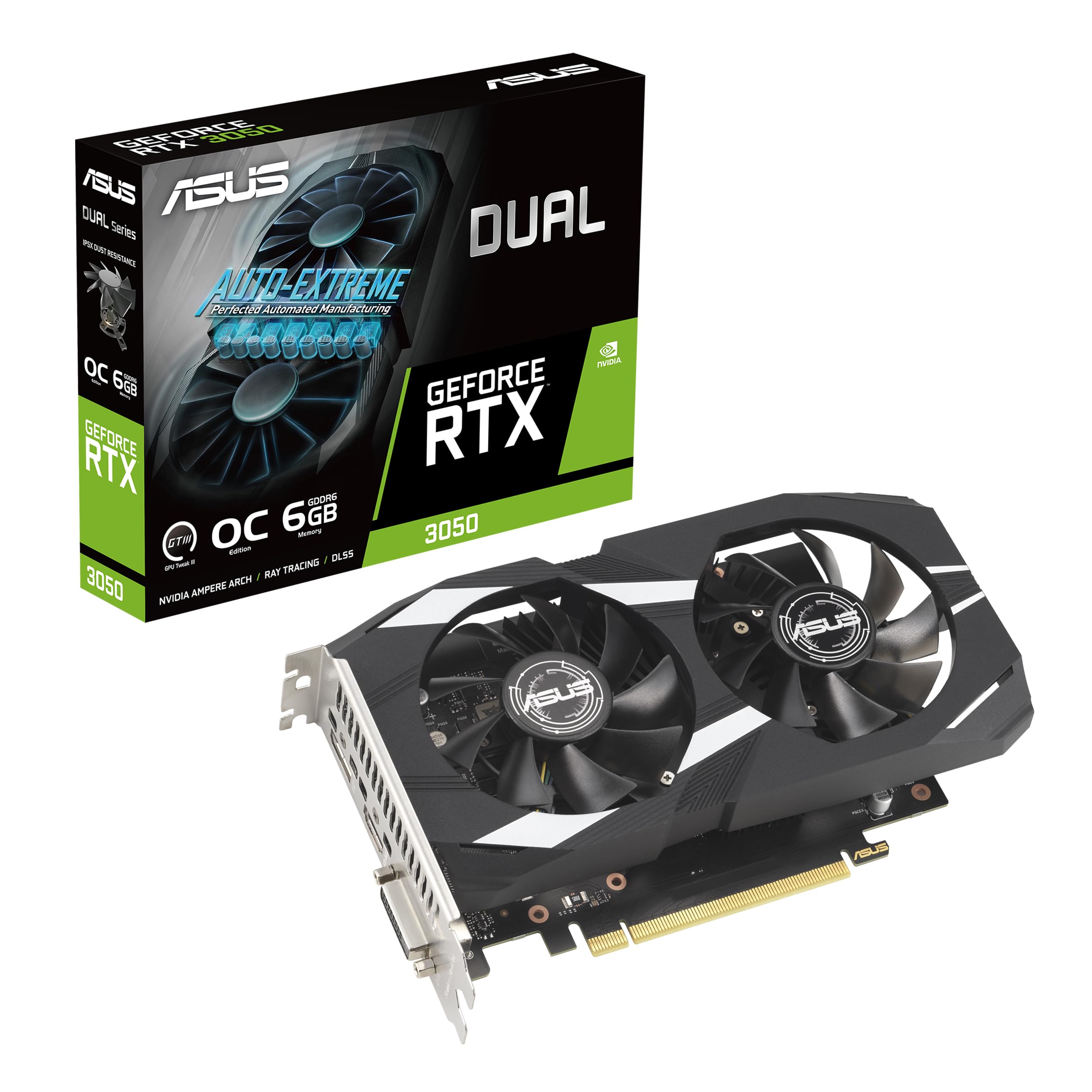 Amazon.com: ASUS Dual NVIDIA GeForce RTX 3050 6GB OC Edition