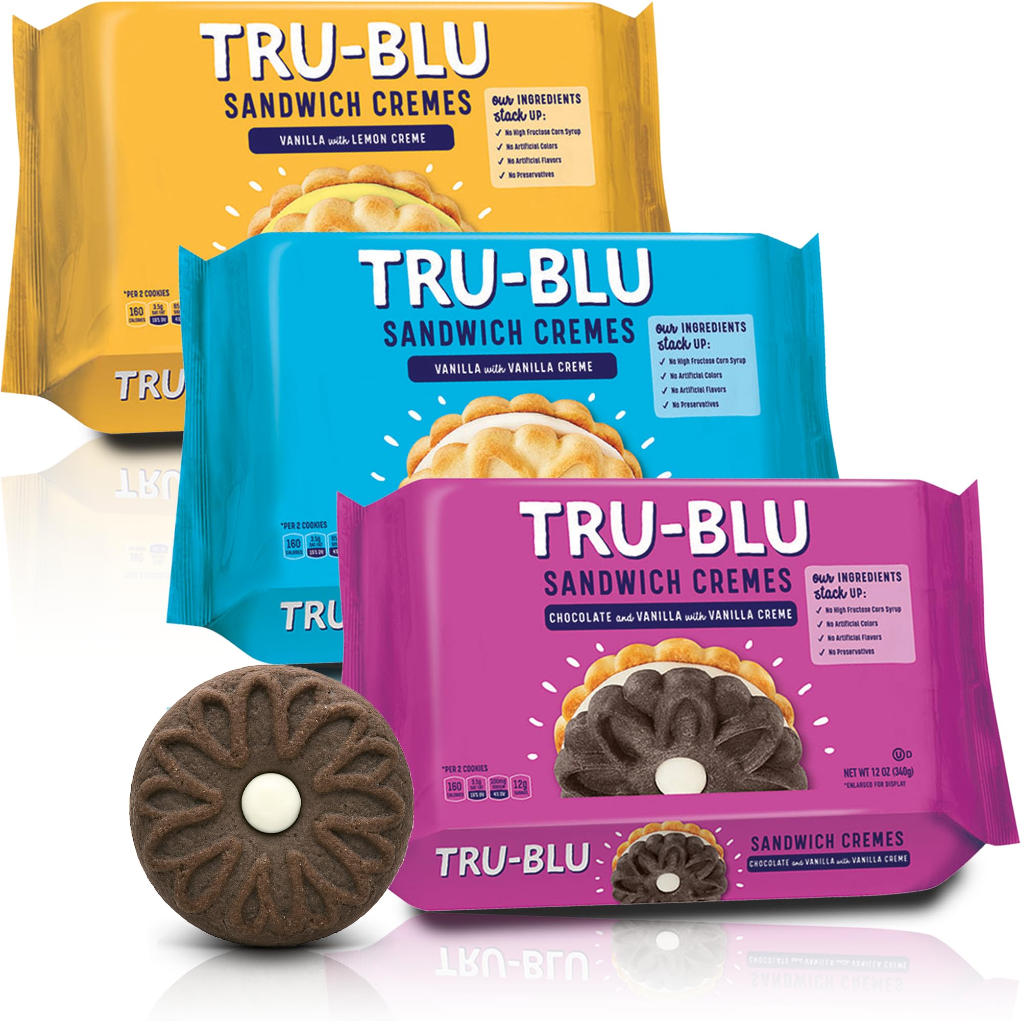 Amazon.com: TRU BLU Assorted Sandwich Creme Cookies | Vanilla