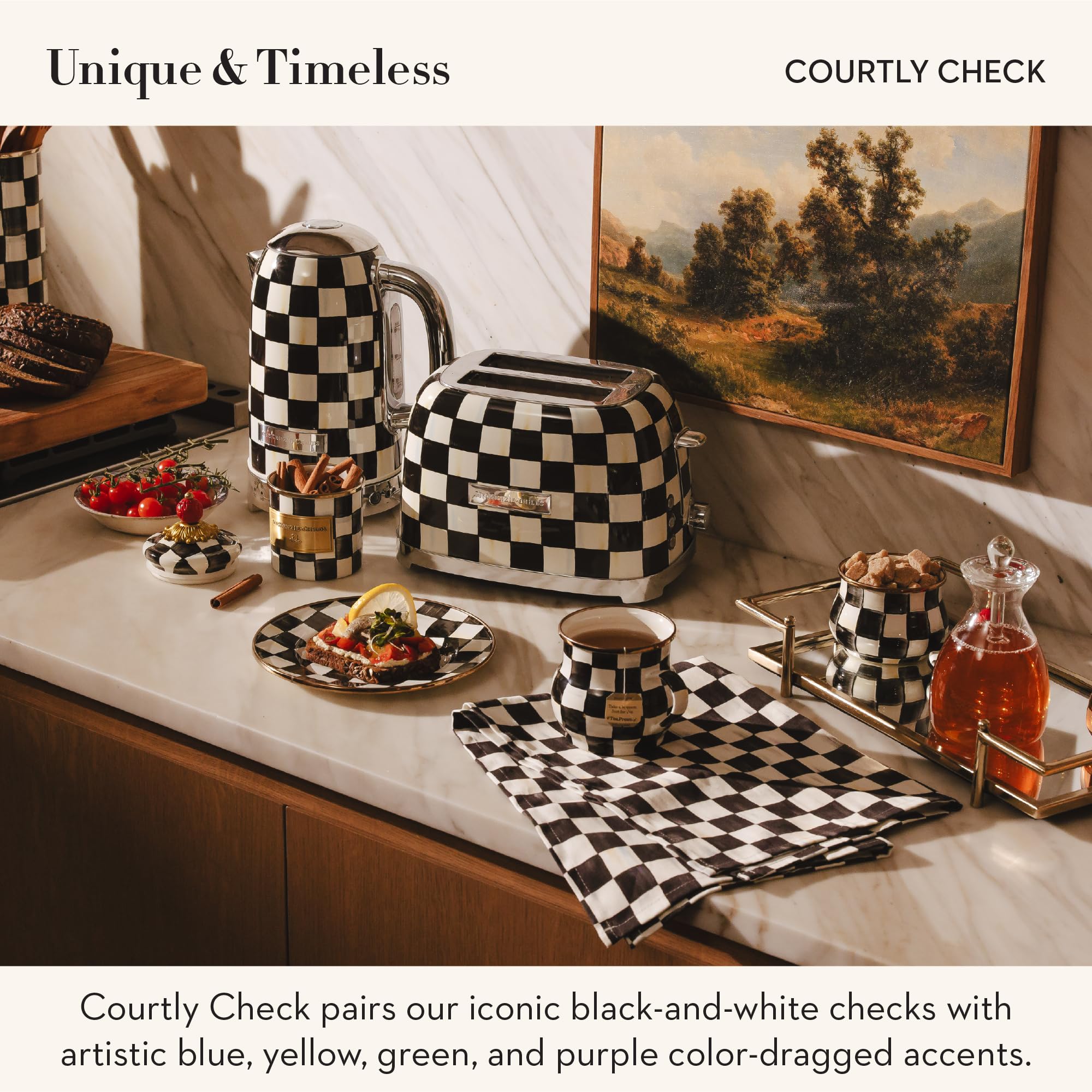 Amazon.com: MacKenzie-Childs: Courtly Check