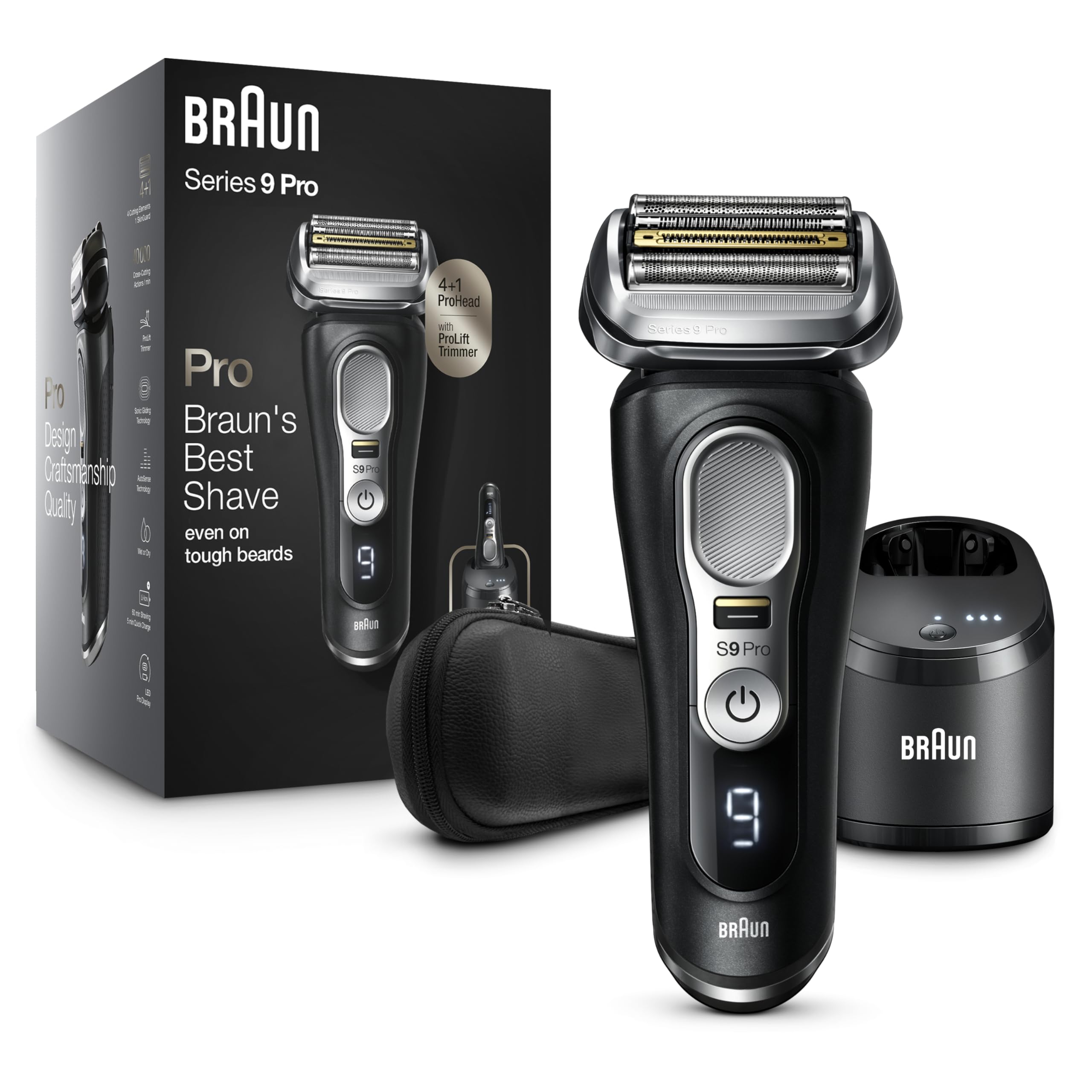 Amazon.com: Braun Series 9 Pro 9460cc Electric Razor, Waterproof