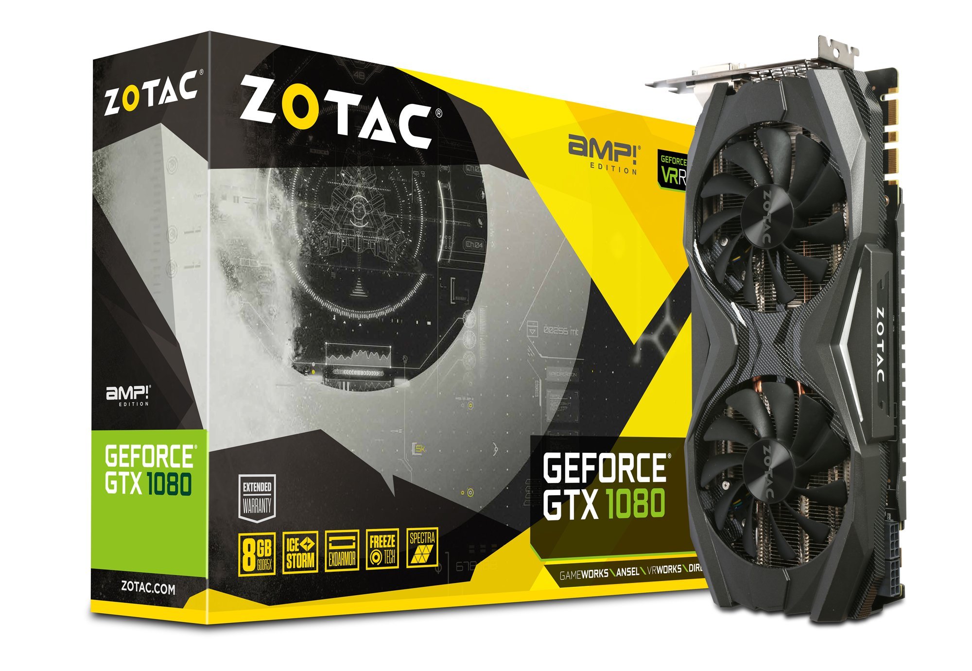 Amazon | ZOTAC Geforce GTX 1080 AMP EDITION グラフィックスボード