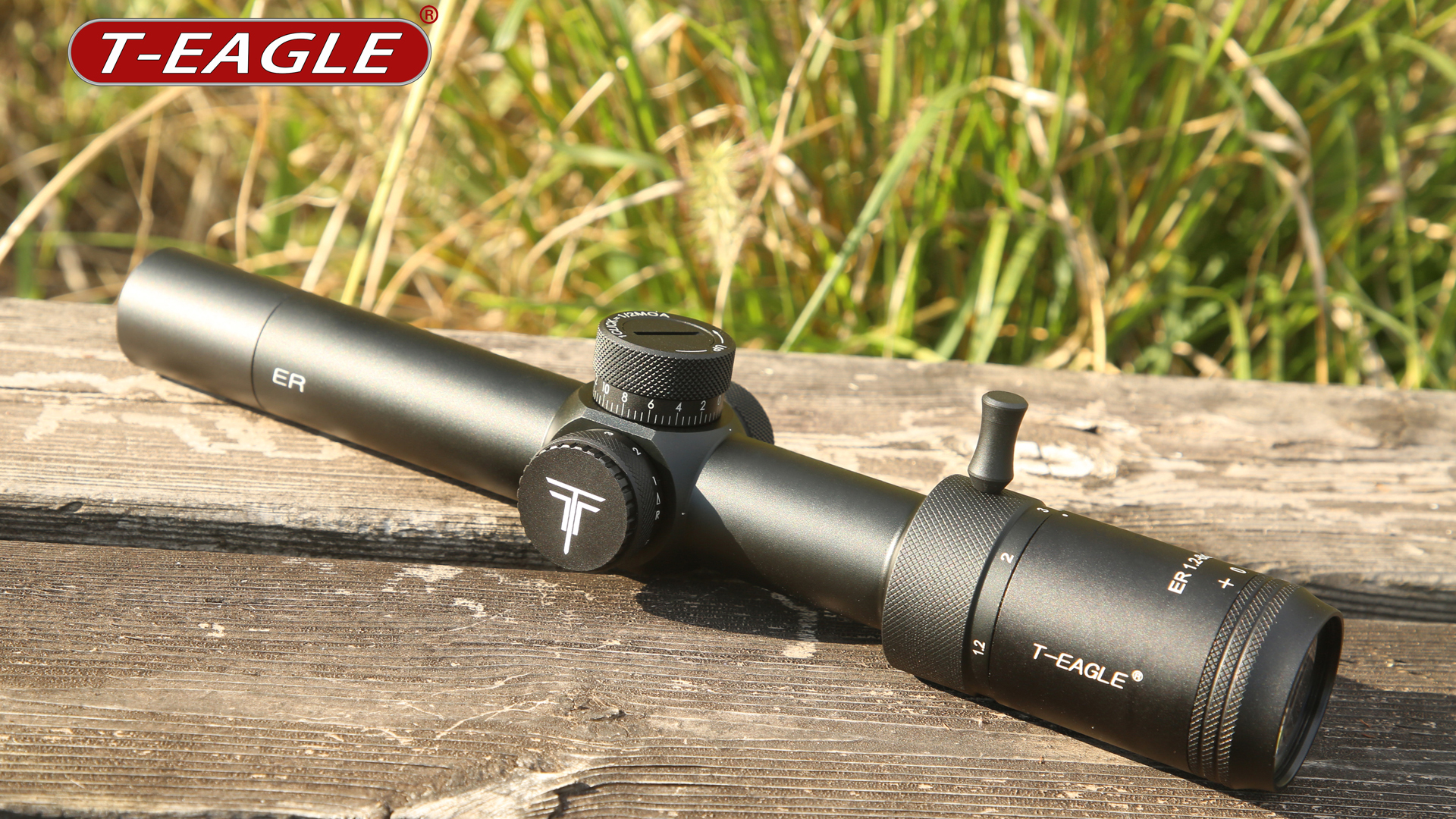 Amazon.co.jp: T-EAGLE ライフルスコープ 1.2-6x24IRHK-BK可変倍率