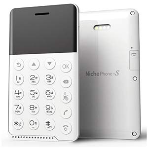 Amazon | FutureModel NichePhone-S ホワイトカードサイズのSIMフリー