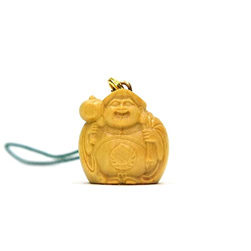 当時物】古い根付 天然素材 在銘あり 大黒天？ 当時物】古い根付 天然