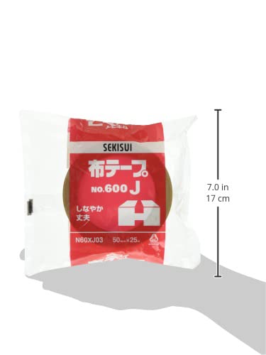 Amazon | セキスイ SEKISUI NO.600J 布テープ 50mmX25M クロス粘着