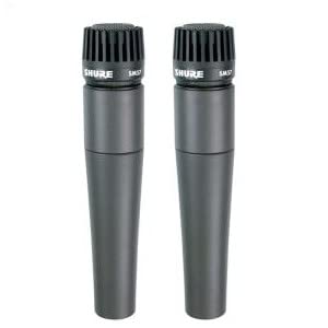 Amazon.co.jp: SHURE シュアー SM57-LCE ダイナミックマイク 2本セット