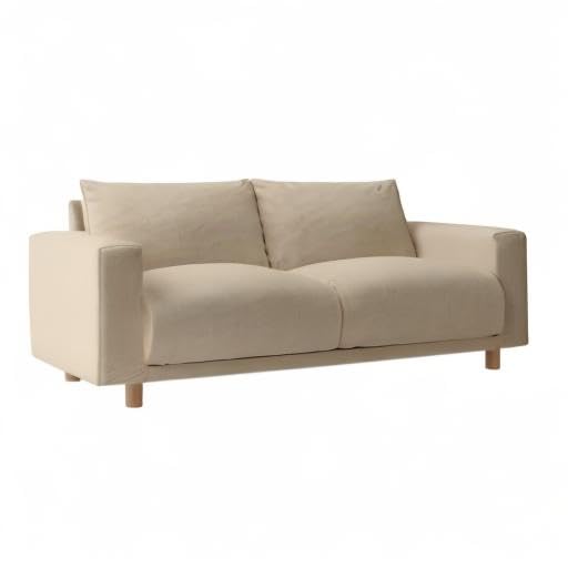 Amazon｜無印良品 カバー 杢ベージュ 綿帆布 ソファ本体 2.5シーター