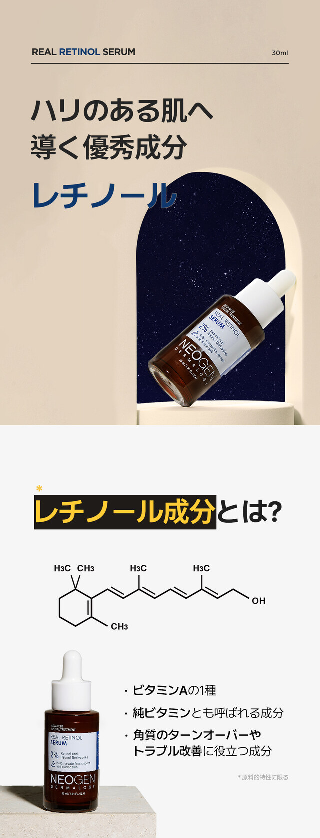 リアルレチノールセラム - NEOGENLAB JAPAN