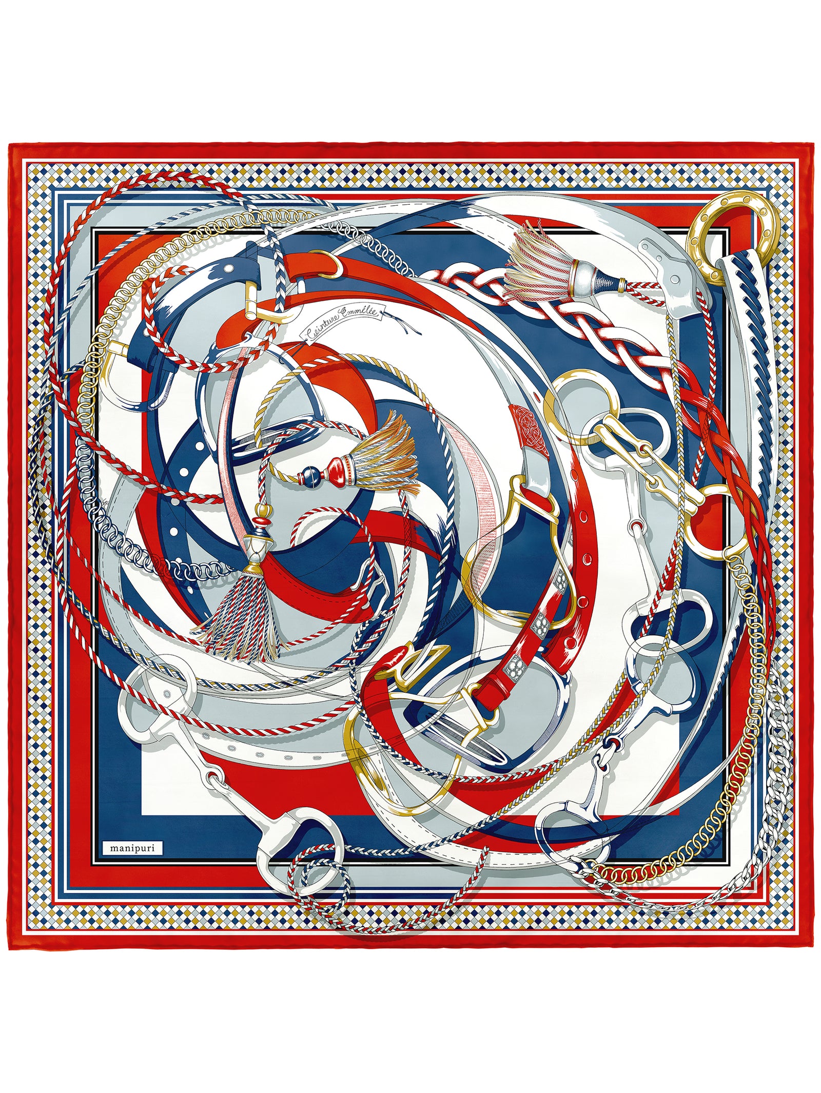 シルクスカーフ65＞タングルベルト – manipuri