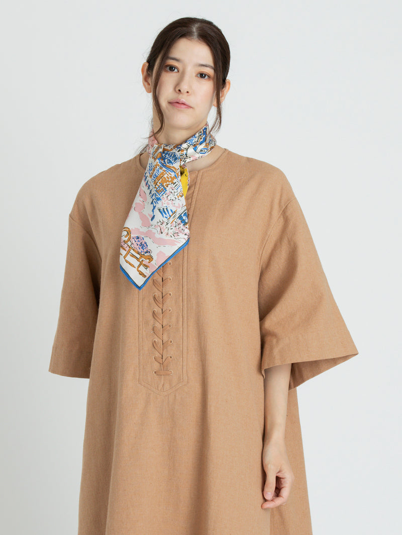 シルクスカーフ65＞ウィンタリーランドスケープ – manipuri