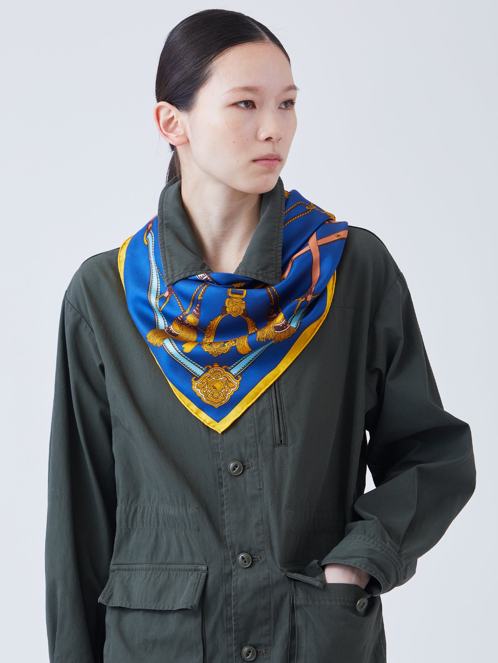 シルクスカーフ88＞スクエアベルト – manipuri