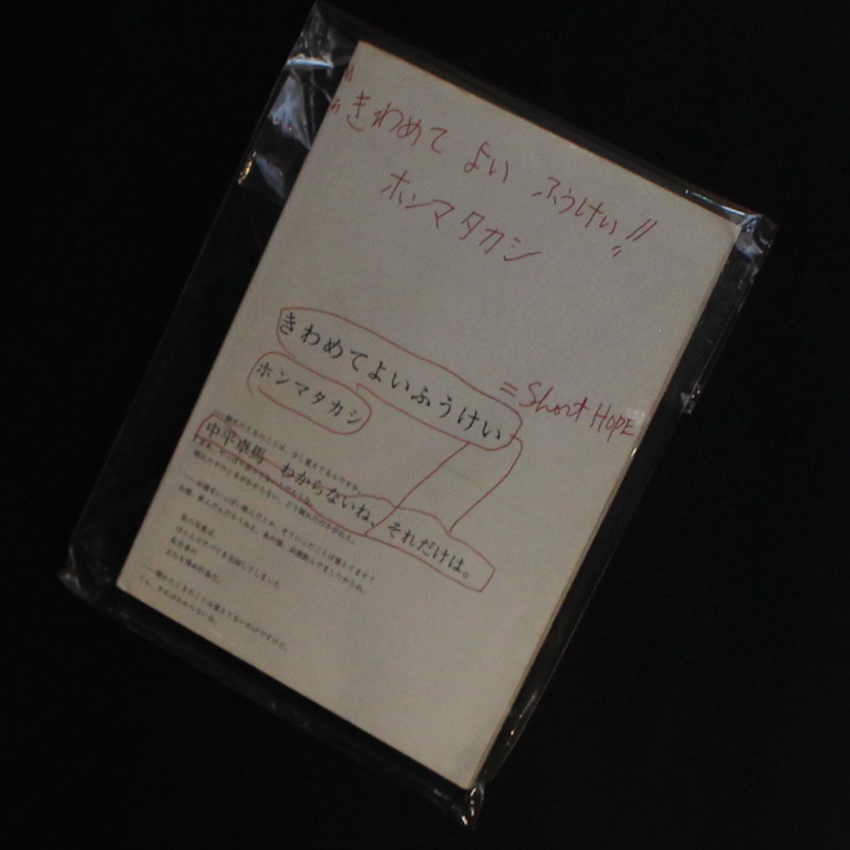 きわめてよいふうけい = Short Hope 中平卓馬 - ホンマ タカシ