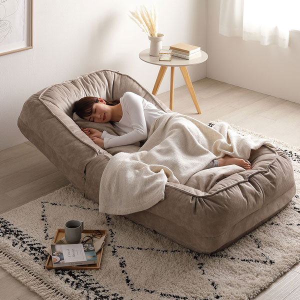 RASIK】3WAY フレキシブルリクライニングソファベッド - ソファ