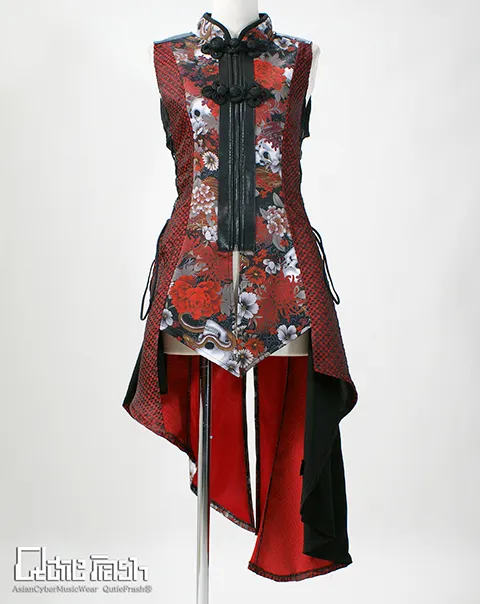 Qutie Frash】 和柄チャイナチュニック -TyCHE iero(旧KERA SHOP金沢店）