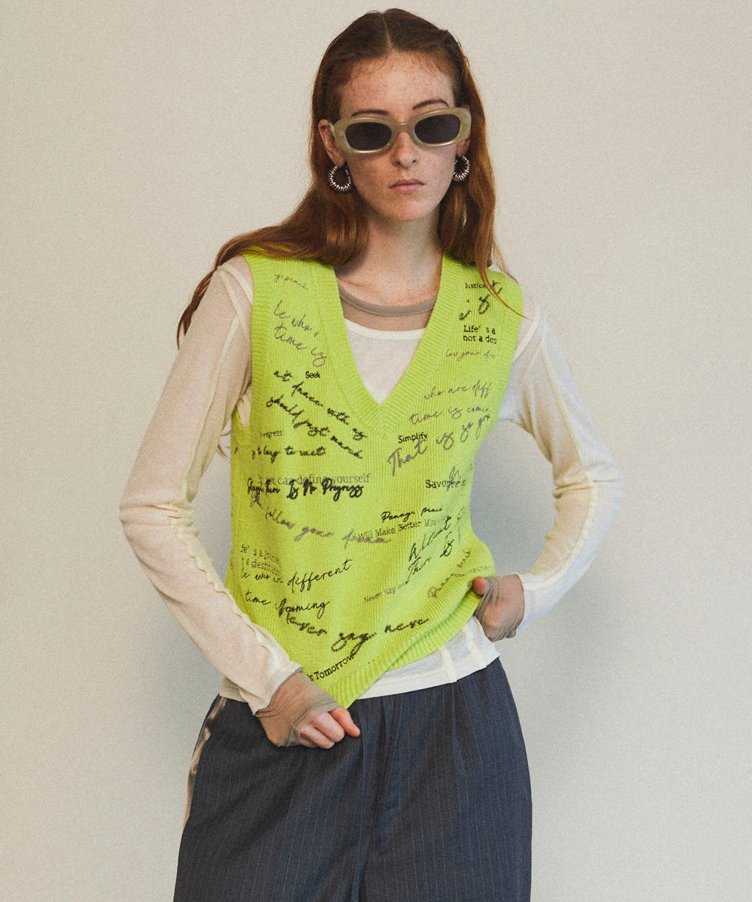 SALE】Embroidery Vest