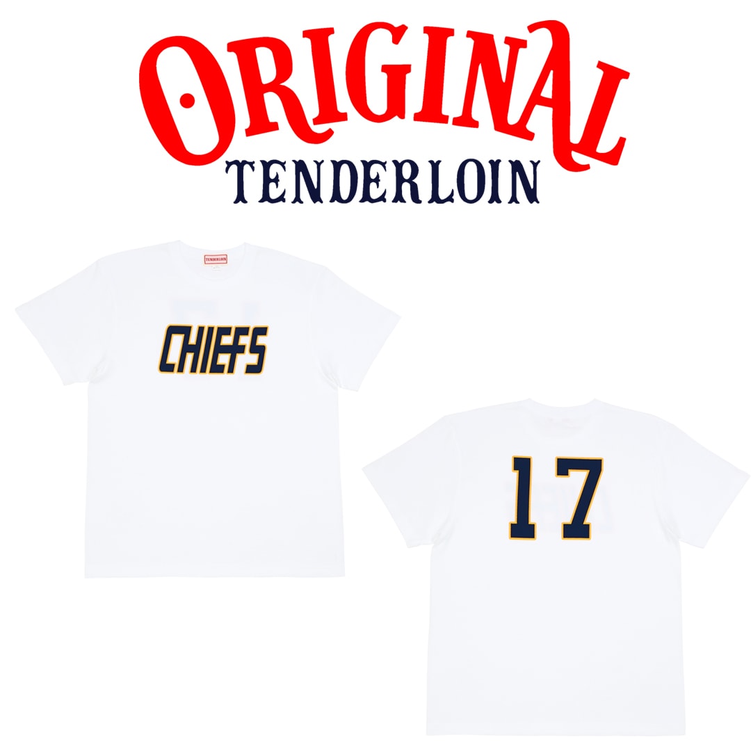 TENDERLOIN CHIEFS 17 T-SHIRTS 5.6oz PREMIUM COTTON 100% WHITE | T