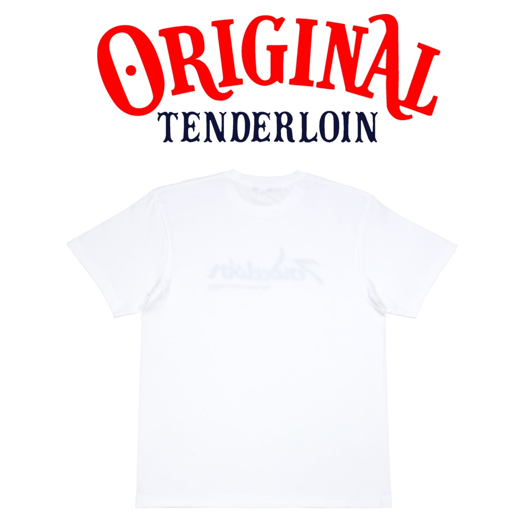 TENDERLOIN LOGO T-SHIRTS 5.6oz PREMIUM COTTON 100% WHITE | T-SHIRT