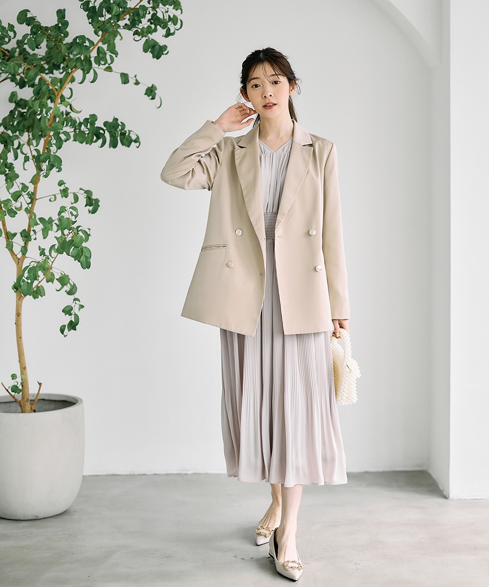 グロッシーゆるテーラードジャケット - 12Twelve Agenda(トゥエルブ